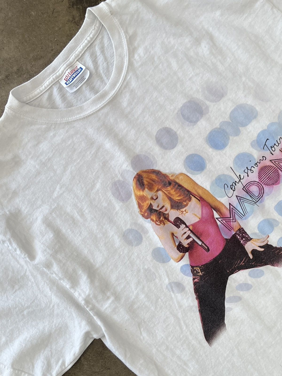 Vintage 2006 Madonna Confessions Tour Concert Tee Large
