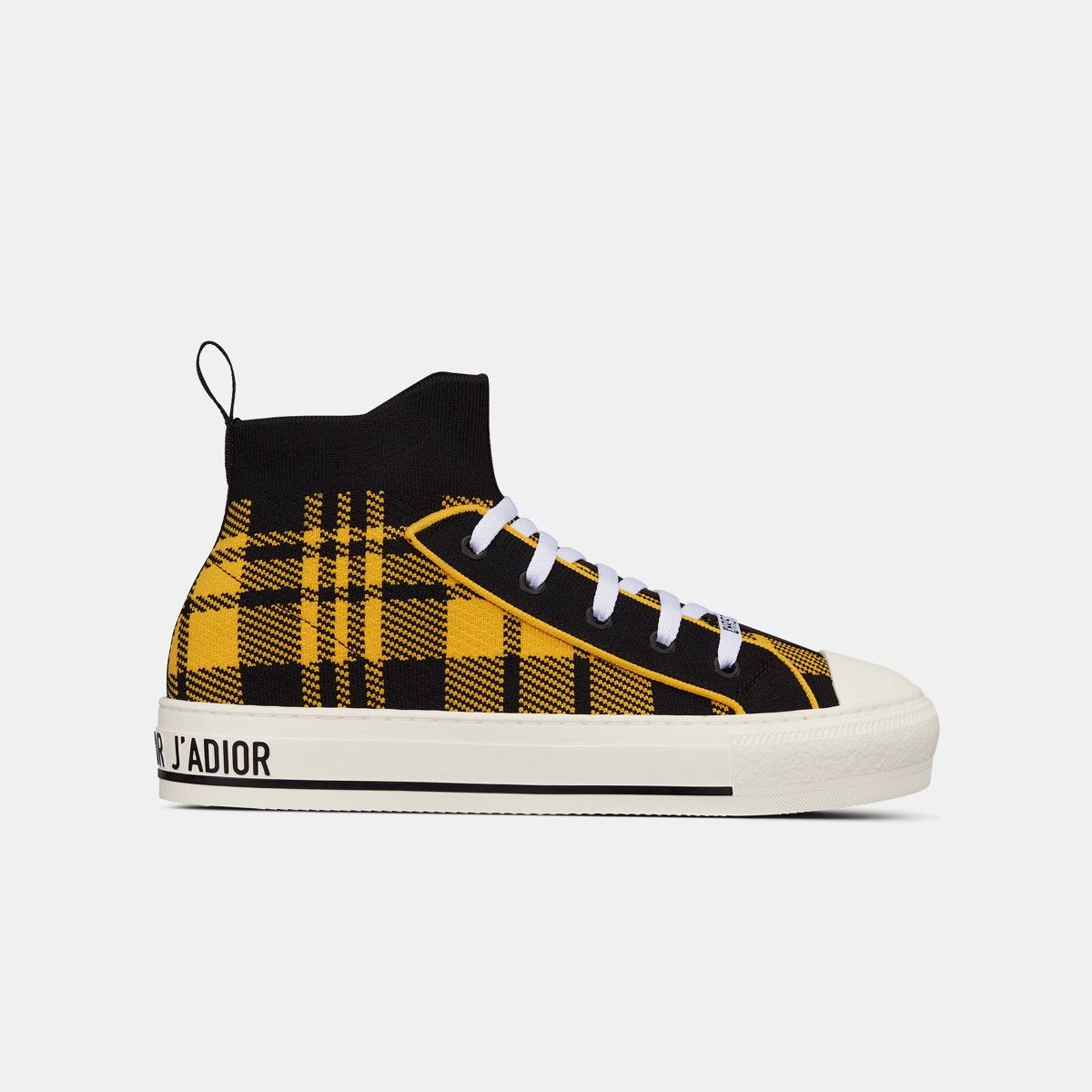 image of Dior O1Bcso1Str0324 Sneaker In Black & Yellow in Black/Yellow, Women's