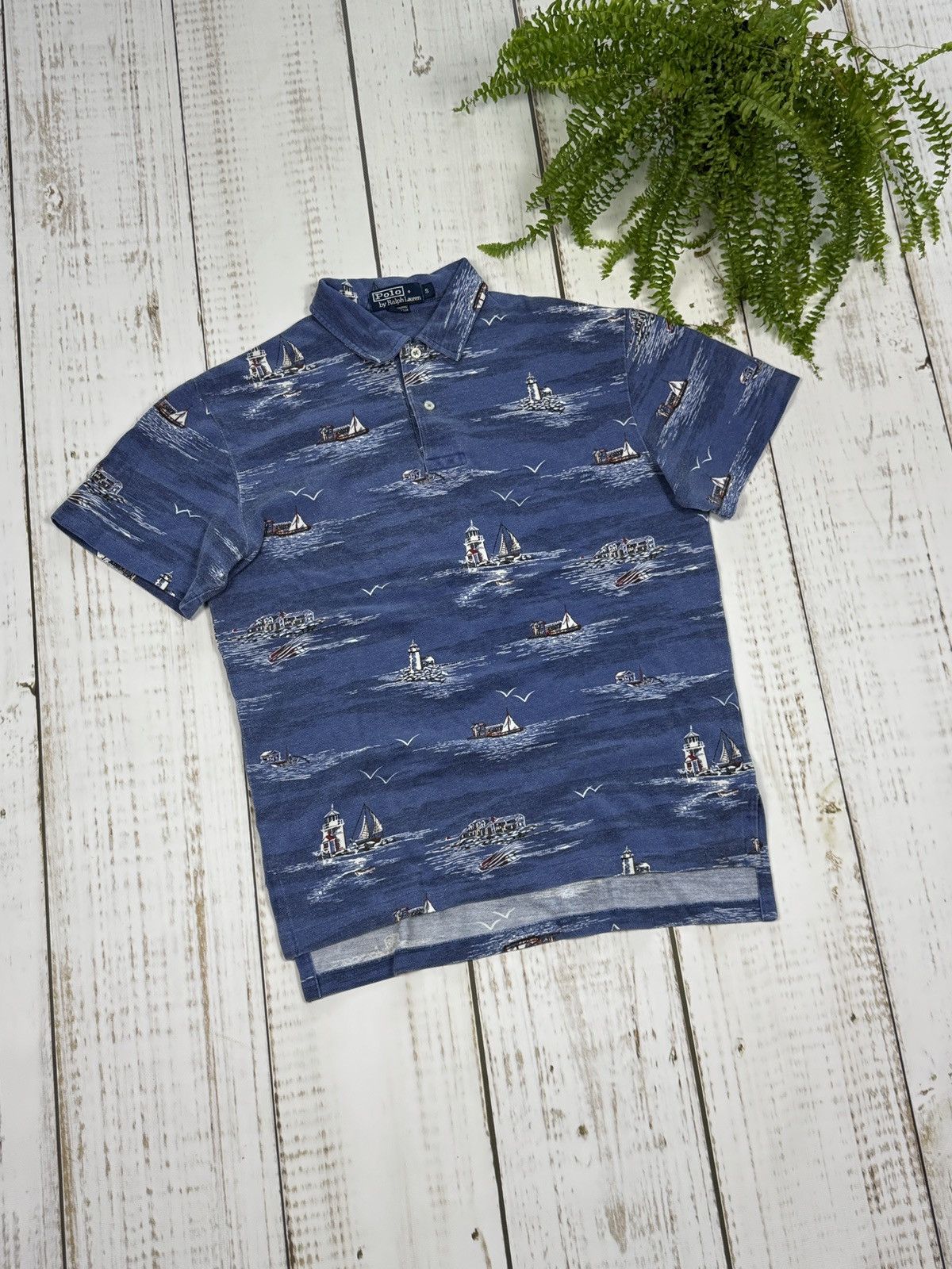 Vintage Polo Ralph Lauren Polo Ships Old Money Style Size US M / EU 48-50 / 2 - 1 Thumbnail