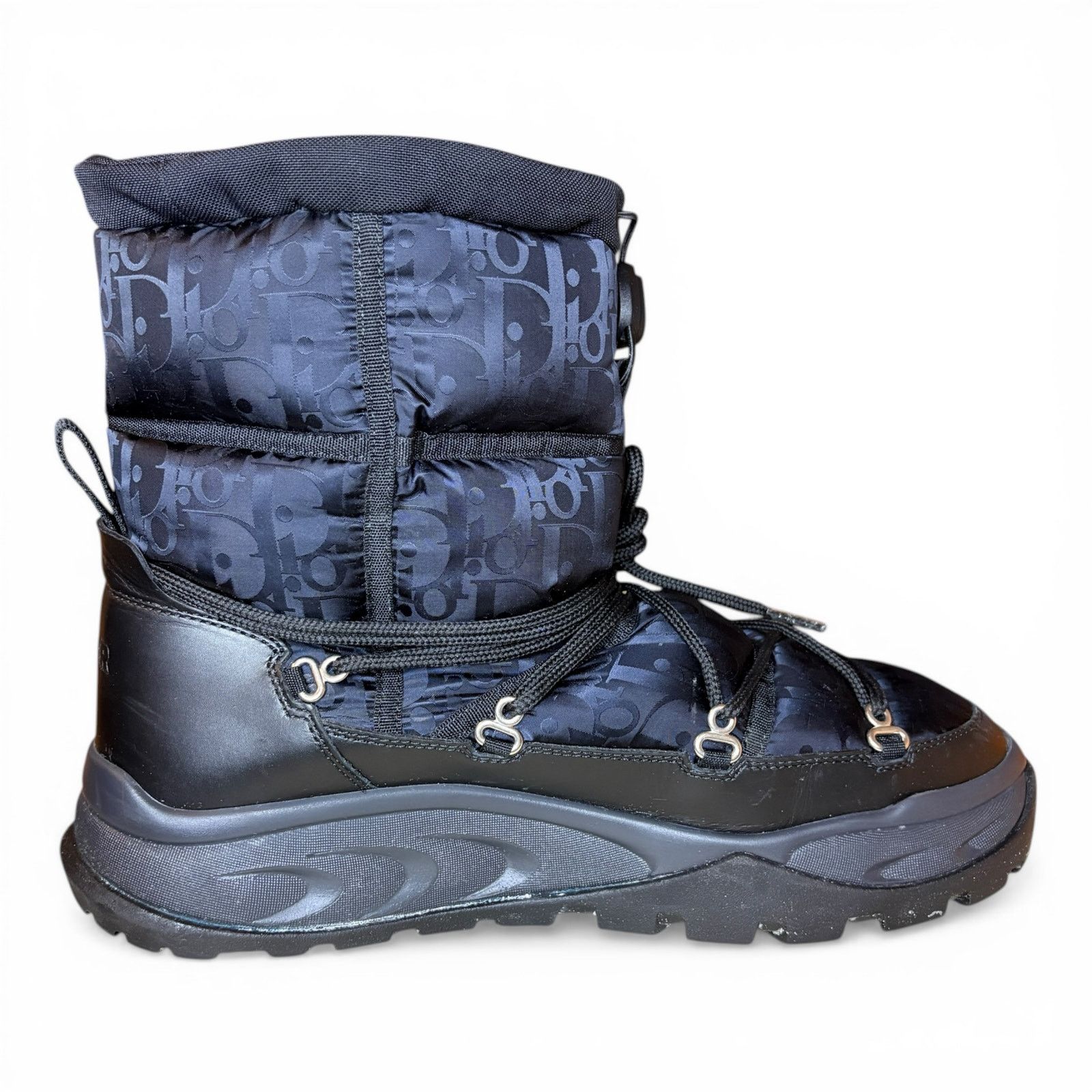 Dior Dior Snow Ankle Boot Black Oblique Nylon | Size 42(9US) Size US 9 / EU 42 - 5 Thumbnail