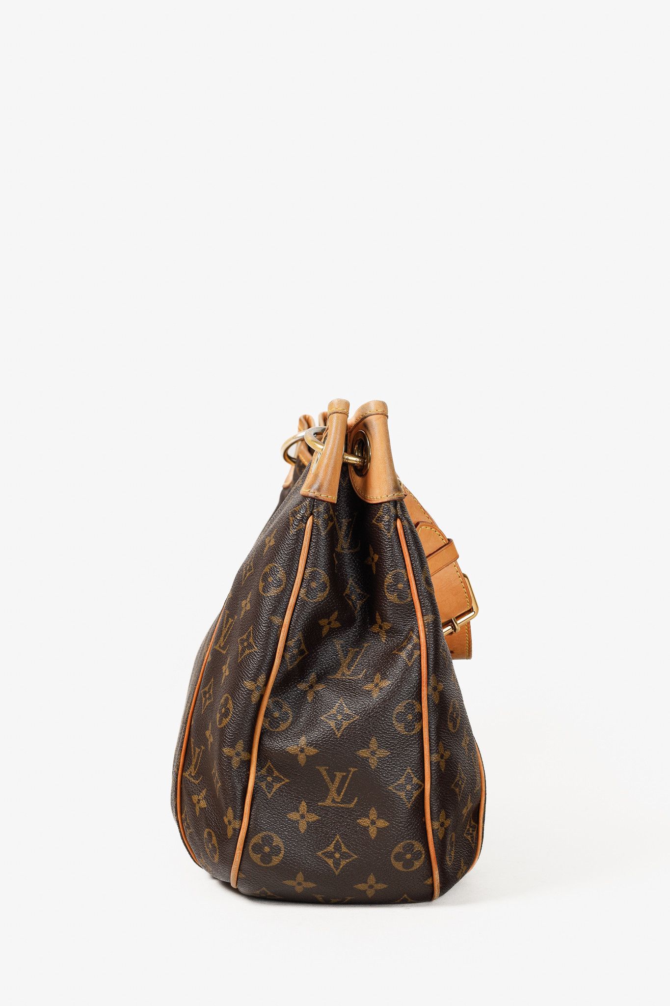 Louis Vuitton Louis Vuitton Galliera Brown Monogram Hobo Bag Size ONE SIZE - 3 Thumbnail