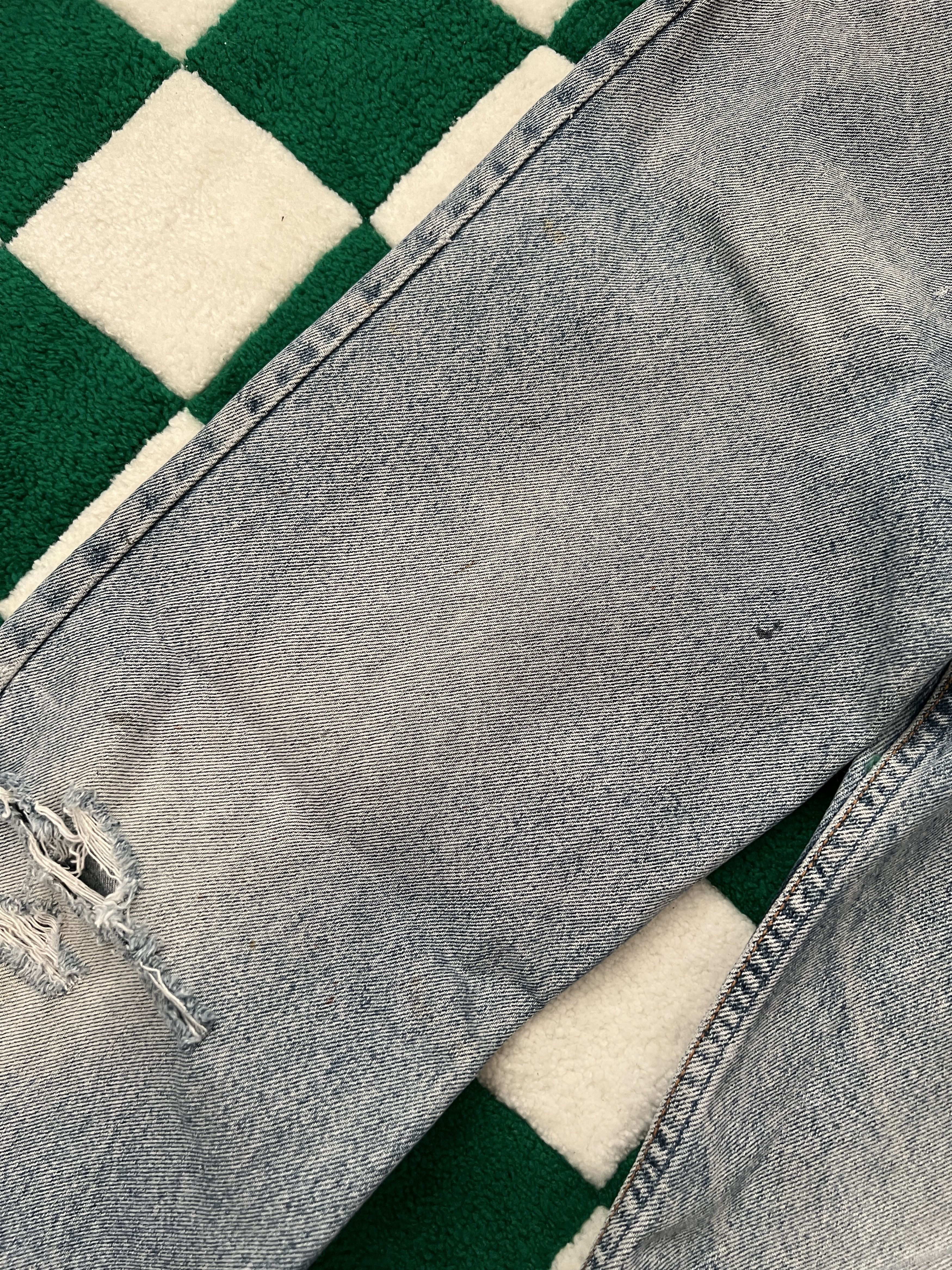 Levi's Vintage 90s Levis 627 Washed Denim Jeans Orange tab W34 L32 Size US 34 / EU 50 - 18 Thumbnail