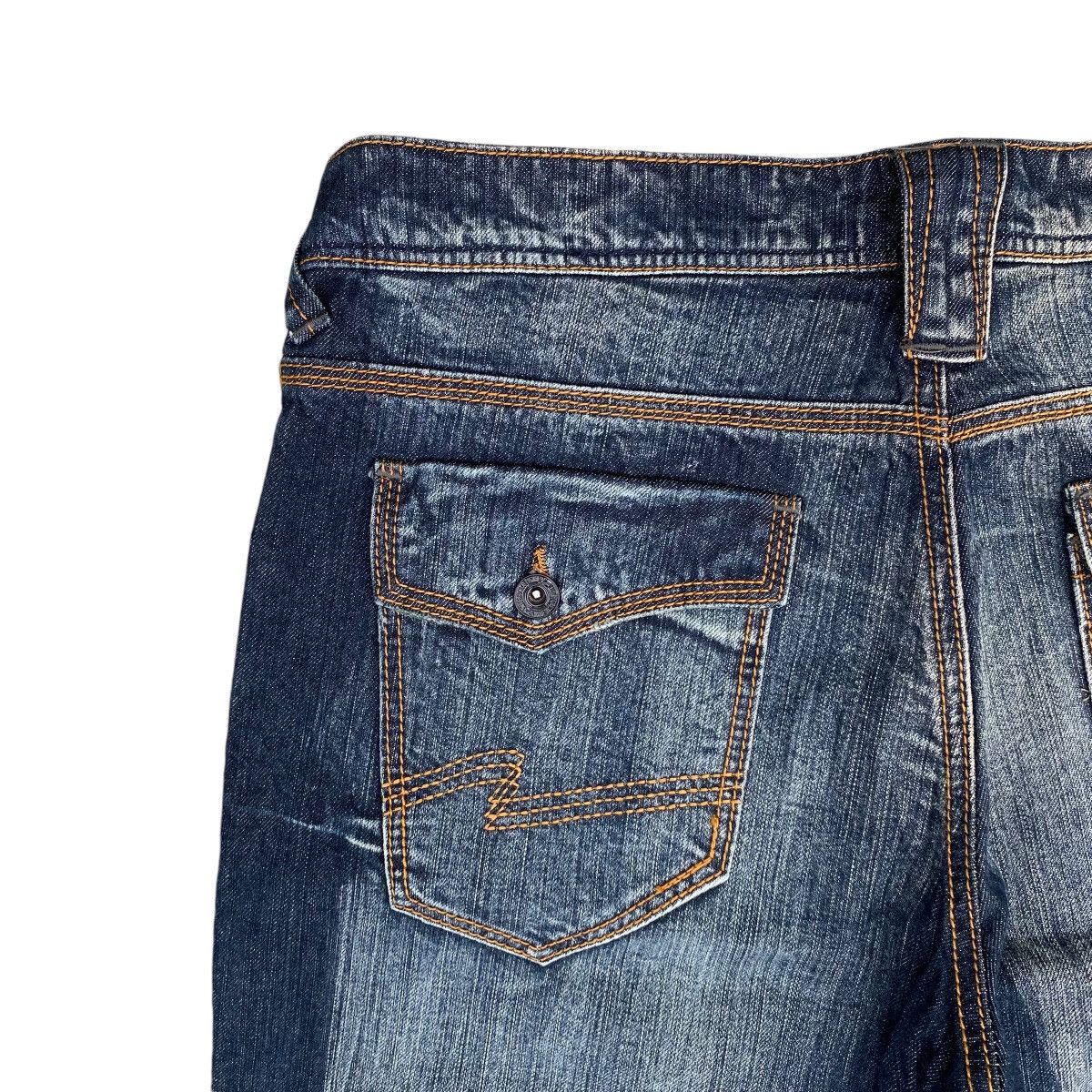 Japanese Brand Japan Daily Topics Rooted Lightning ⚡️ Denim Jeans Size US 34 / EU 50 - 13 Thumbnail