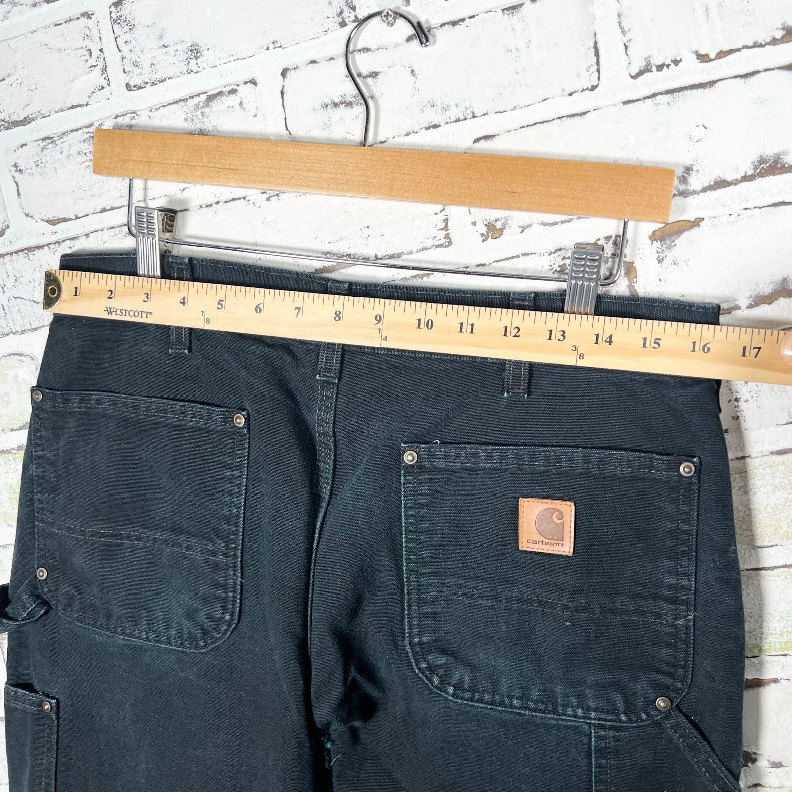 Carhartt Vintage Carhartt Black Double Knee Skirt Size XL 34x33 Size XL / US 12-14 / IT 48-50 - 8 Thumbnail