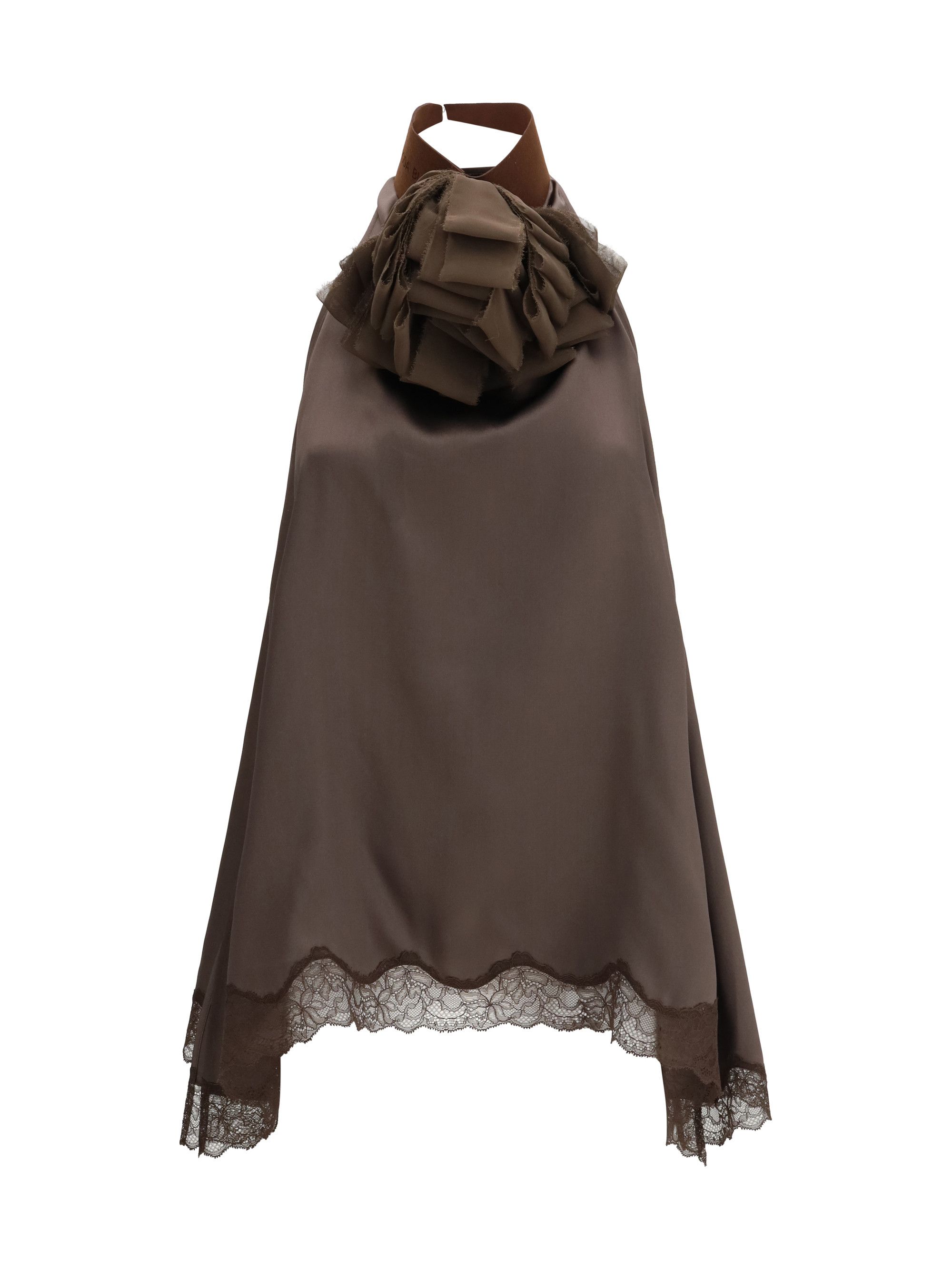 Silk Blouse with lace