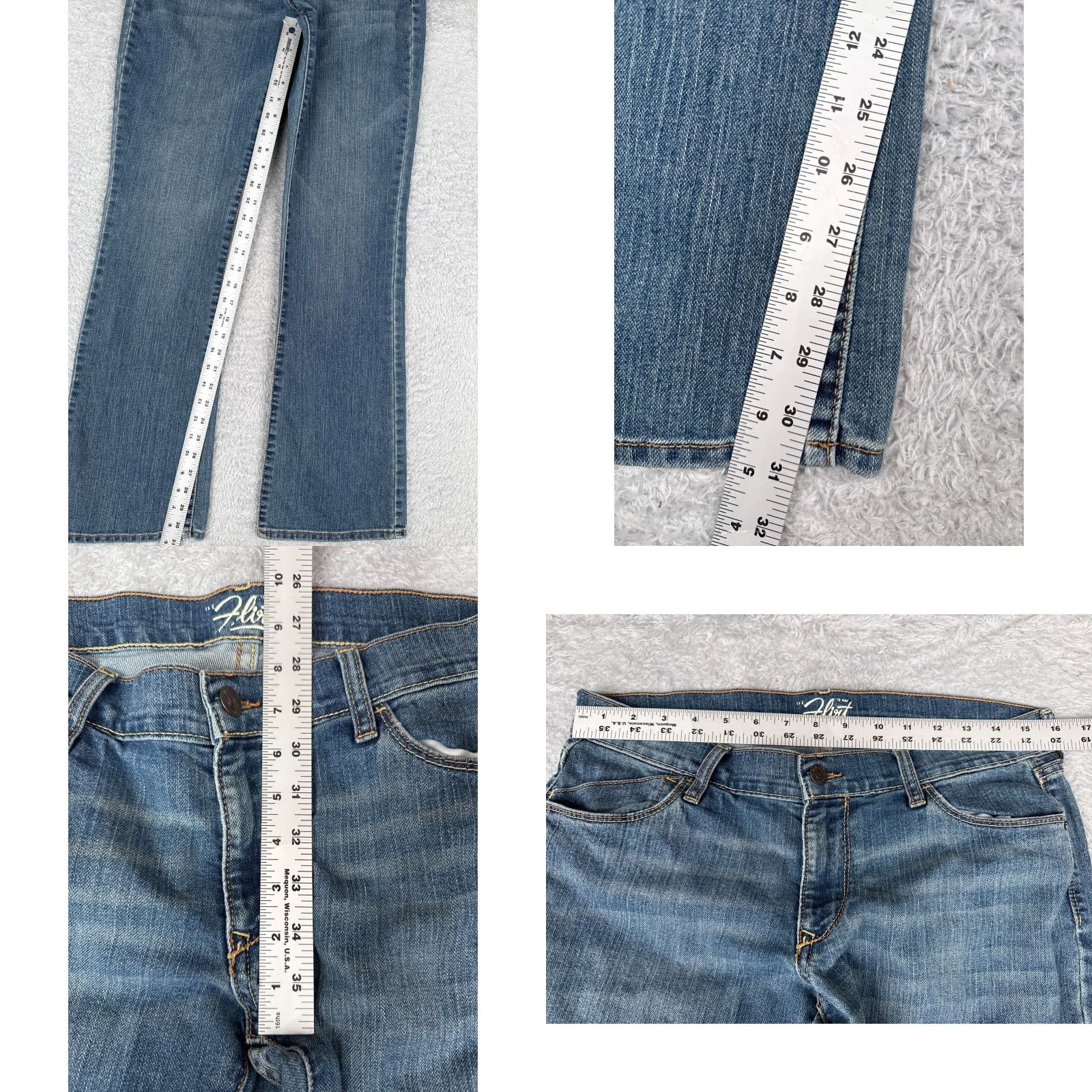 Old Navy Old Navy Jeans Women 8 Blue Denim Bootcut 32x31 Regular Inseam 31in 5-Pocket Stretch Cotton Blend Comfortable Casual Womens Jeans Size 30" / US 8 / IT 44 - 8 Thumbnail