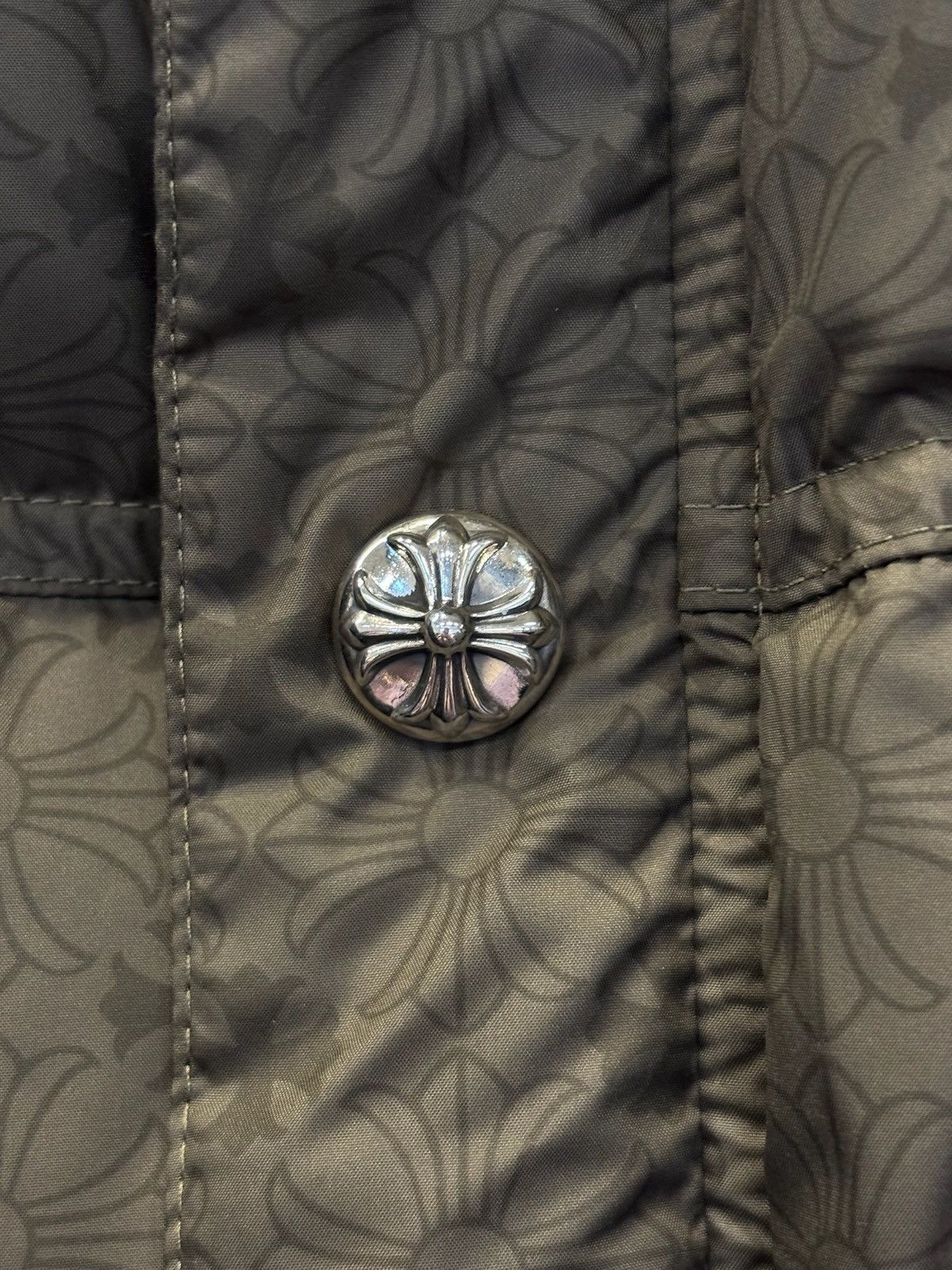 Chrome Hearts Chrome hearts pattern stuff puffer down jacket Size US XL / EU 56 / 4 - 2 Thumbnail