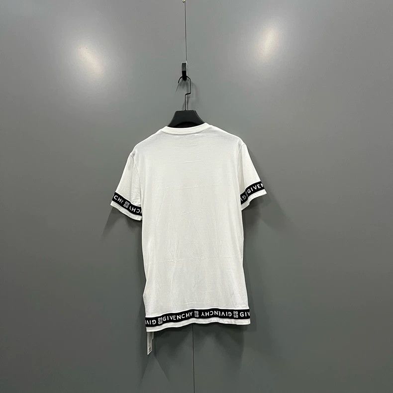 Givenchy Givenchy White Striped Logo Short Sleeve Size US S / EU 44-46 / 1 - 3 Thumbnail