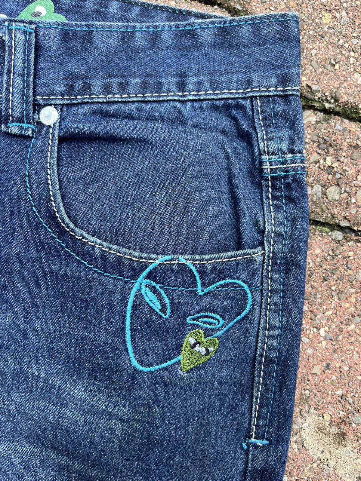 Comme des Garcons × Levi's × Speedo CDG Levi Opening Ceremony Rare Jeans 🔥🔥🔥 Size US 32 / EU 48 - 3 Thumbnail