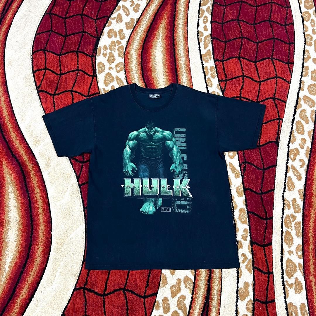 Other Vintage Thrashed Faded The Incridible Hulk 2008 Promo Shirt Size US L / EU 52-54 / 3 - 1 Thumbnail