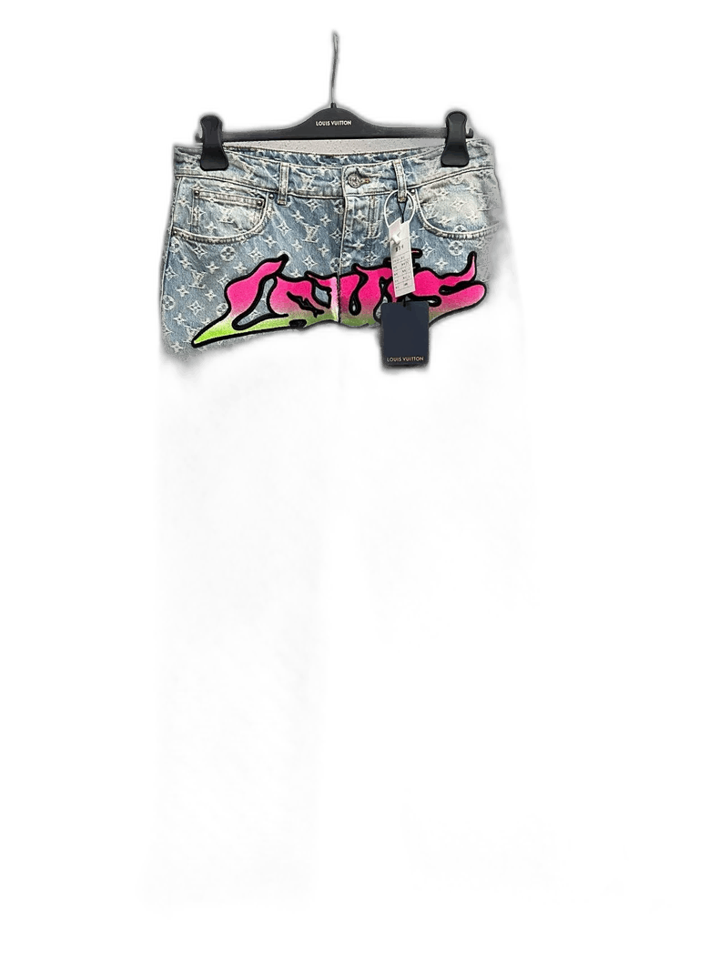 Louis Vuitton Louis Vuitton Flame Logo Denim Pants-yf Size US 30 / EU 46 - 1 Thumbnail