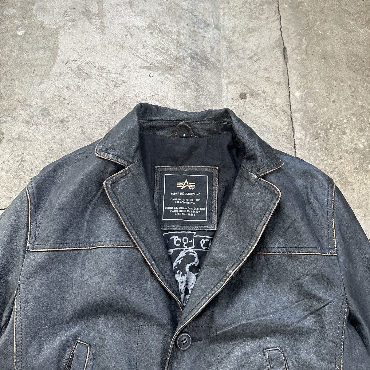 Alpha Industries Alpha Industries Leather Flight Jacket Size US M / EU 48-50 / 2 - 4 Thumbnail
