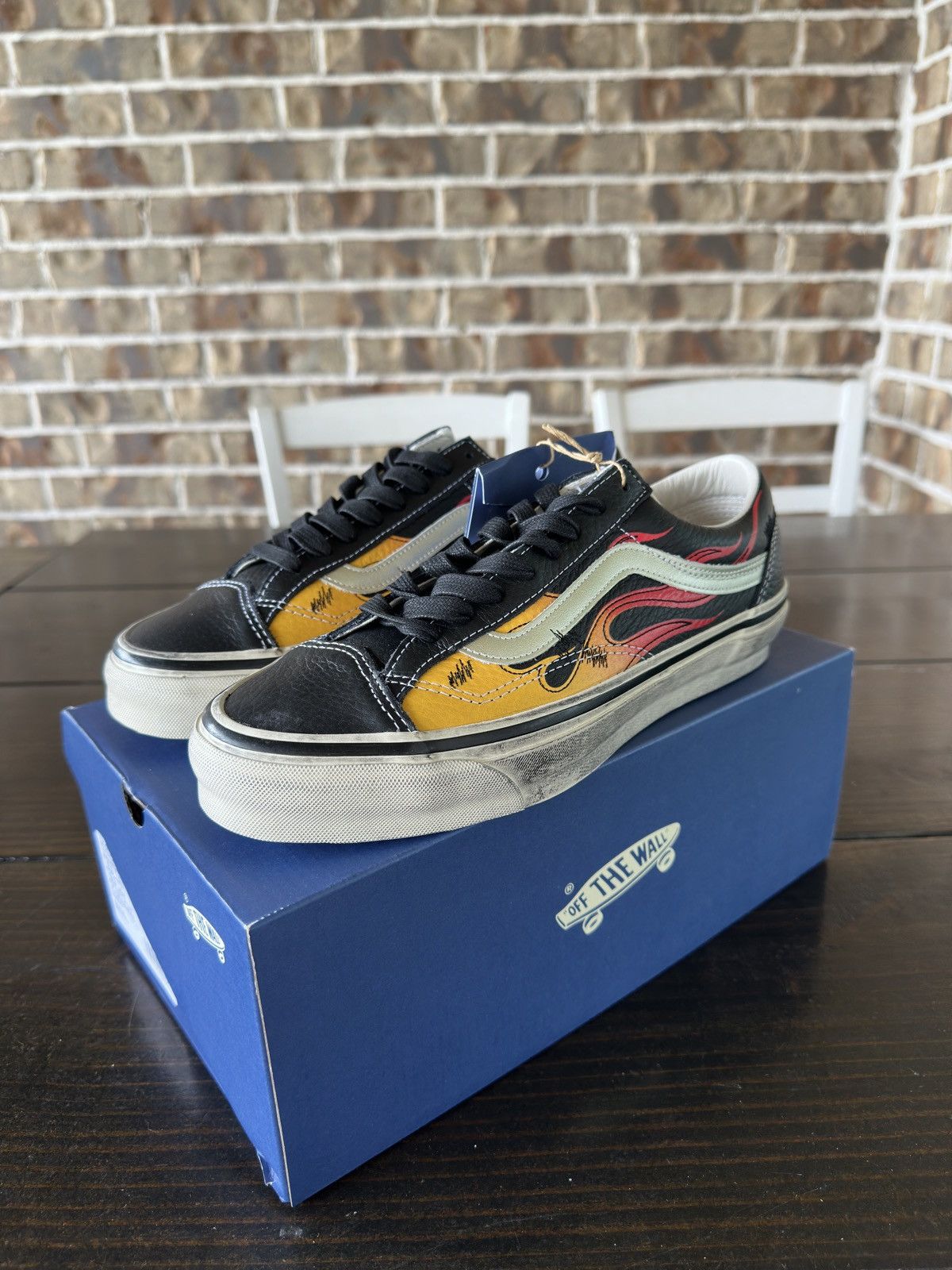 Vans Vans Old Skool Archive Flame Pack Black Size US 12 / EU 45 - 1 Thumbnail