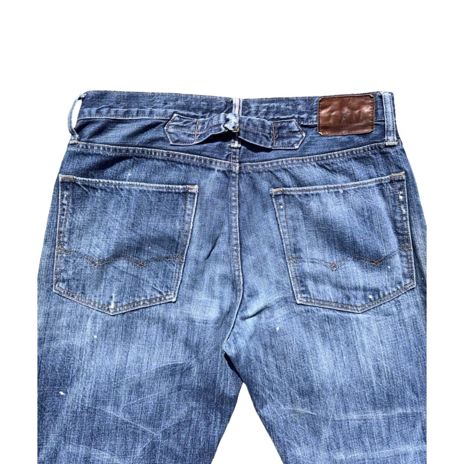 American Eagle Outfitters American Eagle Jeans - 31 x 32 - Buckle Back Selvedge - Blue - Men - Regular - Straight - Size 31 Inseam 32 Size US 31 - 4 Thumbnail