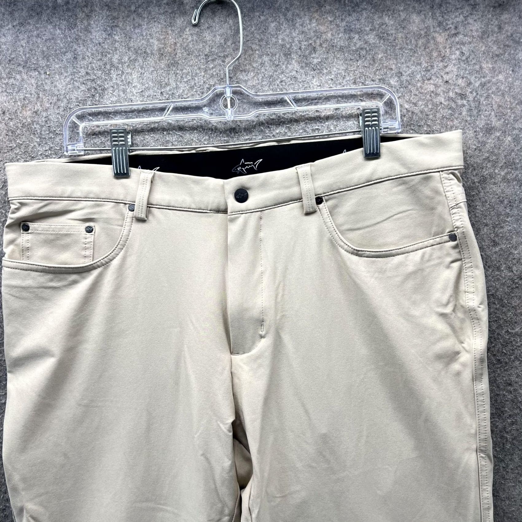 Vintage Greg Norman Pants Mens 38 Khaki 5 Pocket Stretch Golf Casual Lightweight Pants Mens 38 Khaki Beige Golf Casual Mens 38 Size US 38 / EU 54 - 5 Thumbnail