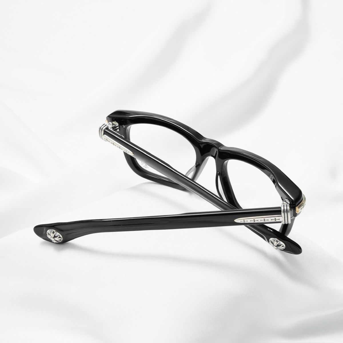 Chrome Hearts CHROME HEARTS TRYPOLEAGAIN BLACK GLASSES Size ONE SIZE - 7 Thumbnail