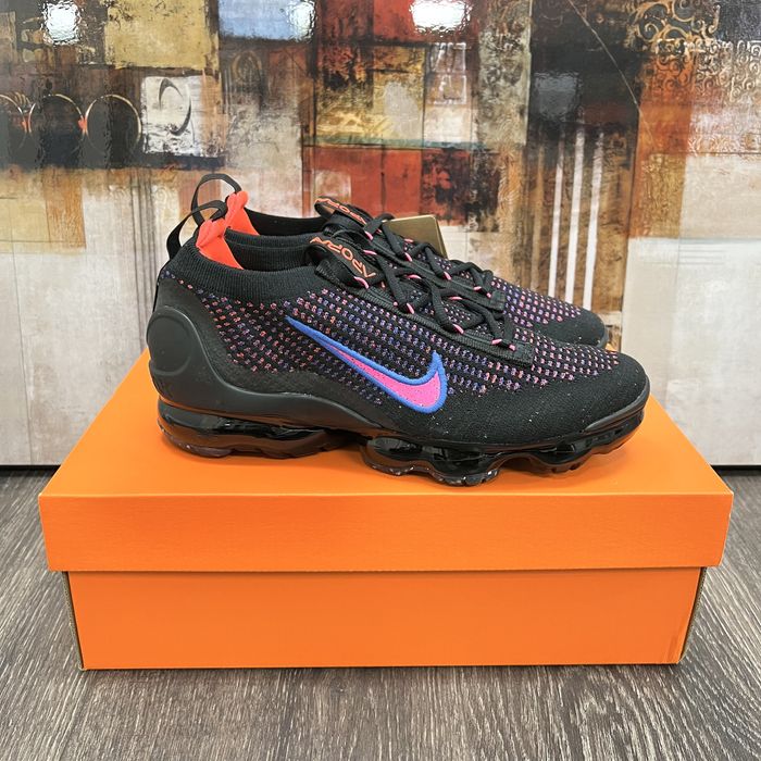 vapormax racer blue pink