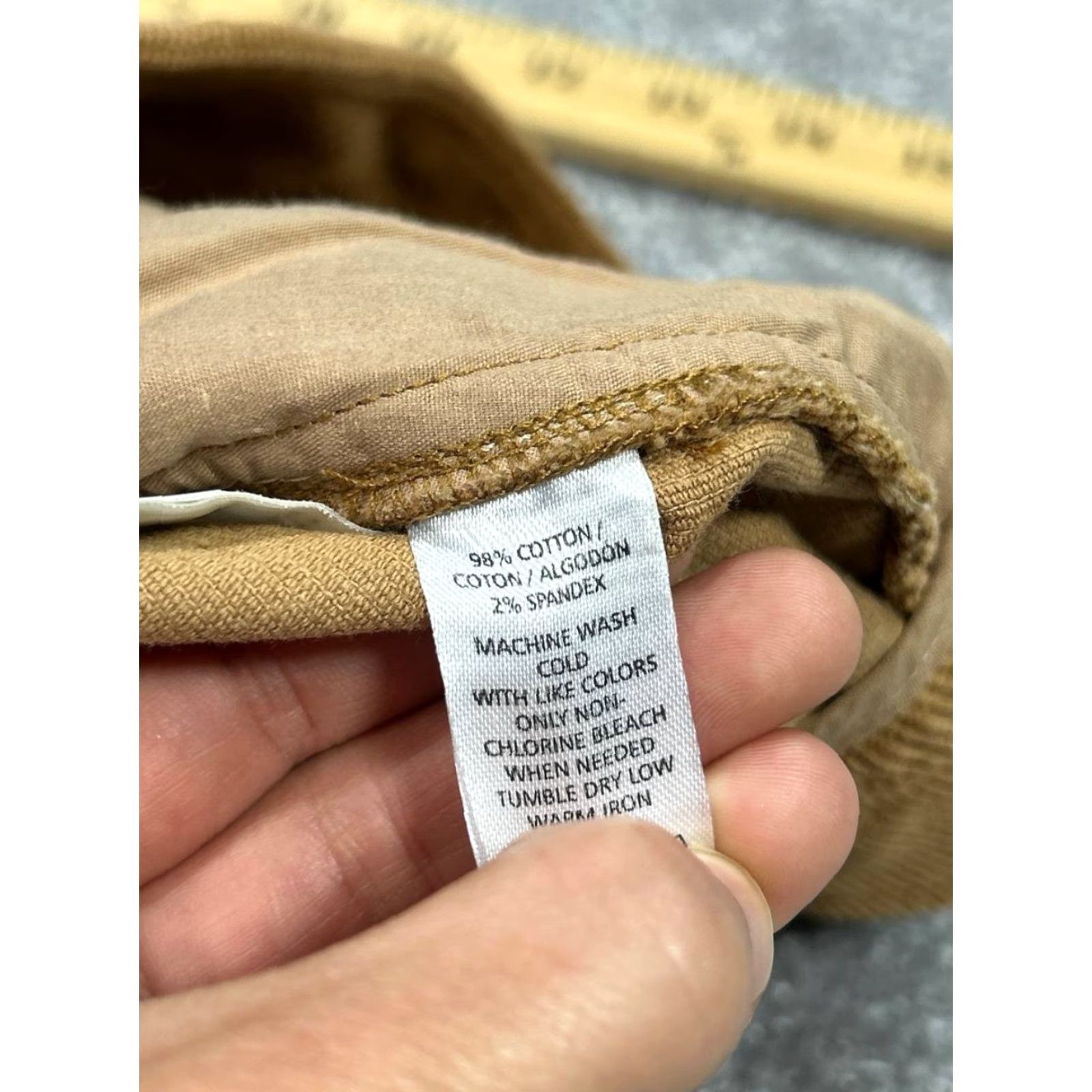 Loft VINTAGE Loft Skirt Womens 0 Petite Tan Brown Corduroy Short NEW Size 25" / US 0 / IT 36 - 6 Thumbnail