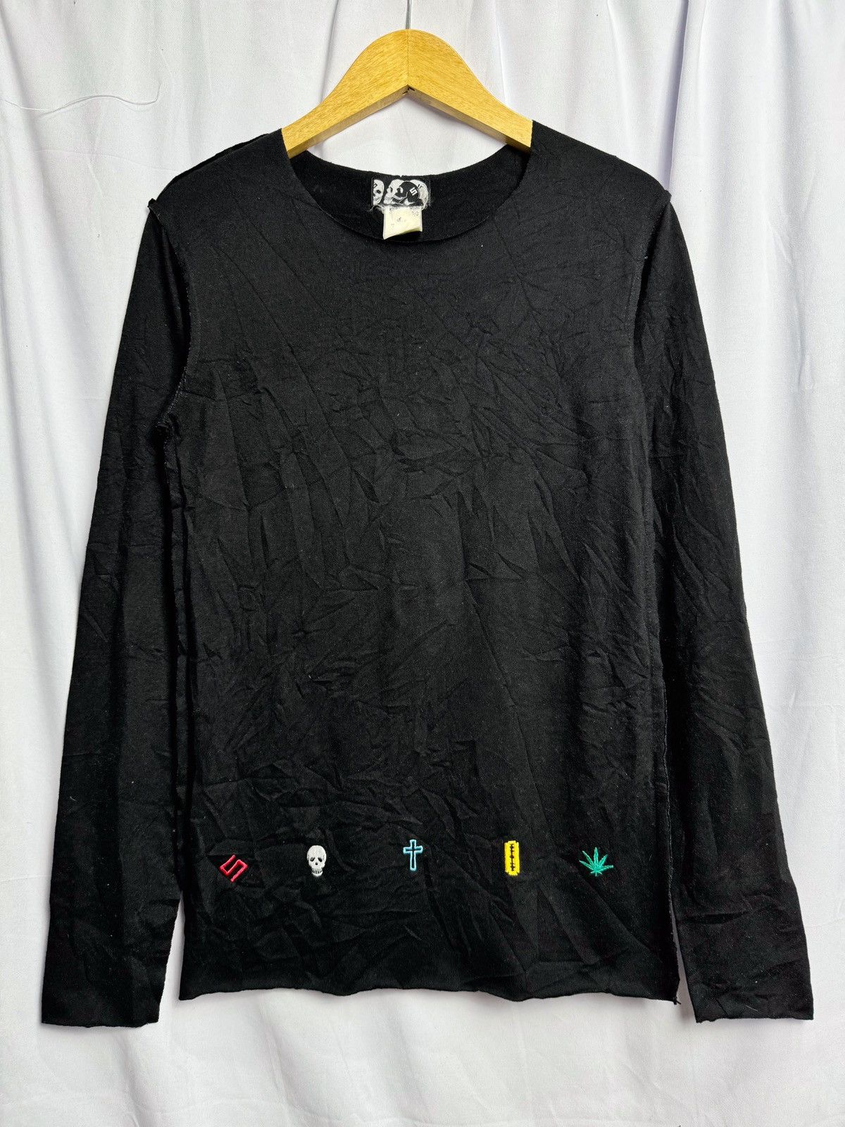 If Six Was Nine × Japanese Brand × Le Grande Bleu (L.G.B.) Japanese Skulls Long Sleeve Archived Style Size US S / EU 44-46 / 1 - 1 Thumbnail