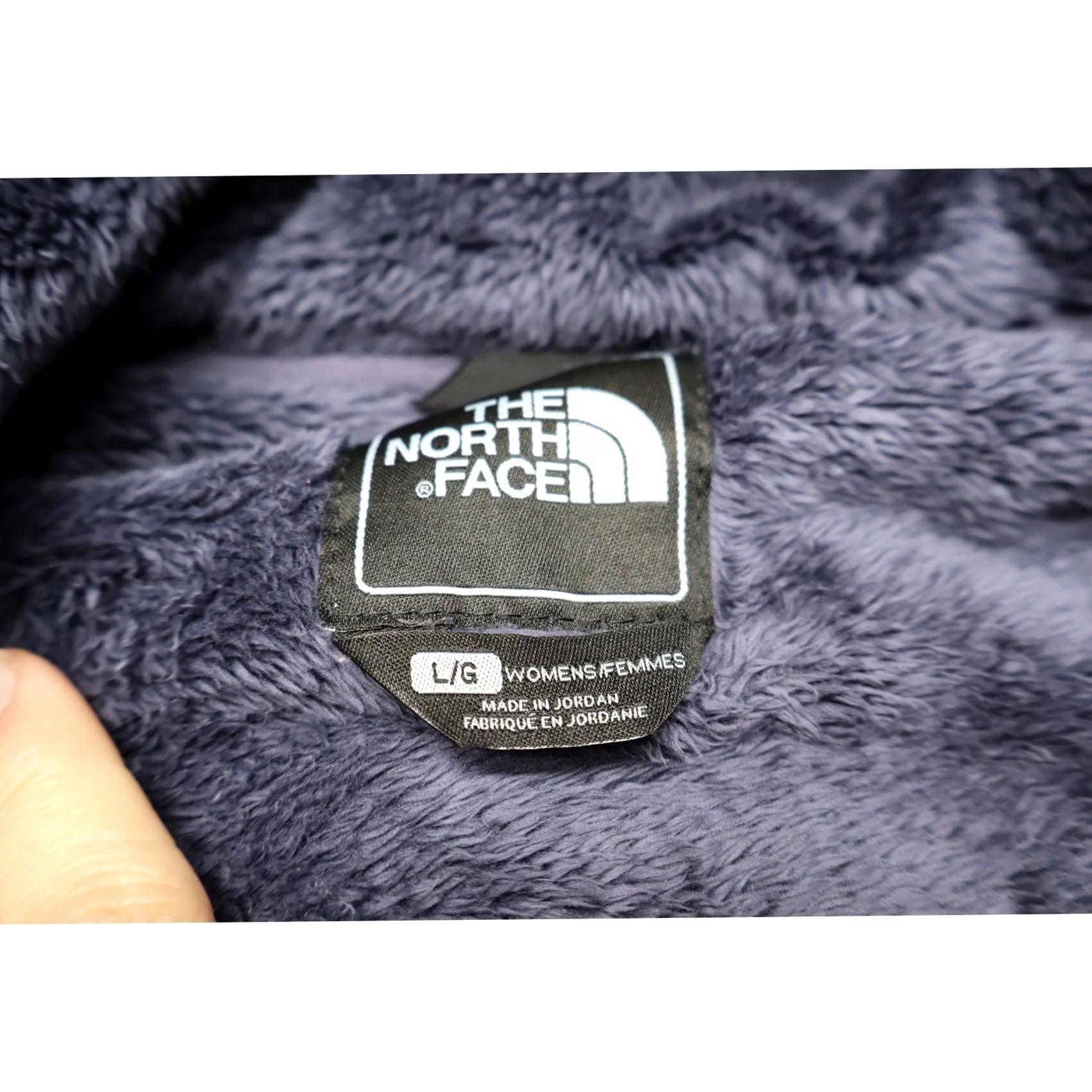 The North Face The North Face Osito Jacket Womens L Purple Fleece Full Zip Hooded Outdoor Size L / US 10 / IT 46 - 5 Thumbnail