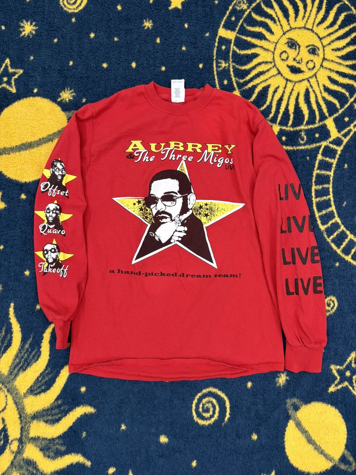 Drake Drake x migos tour tee Size US S / EU 44-46 / 1 - 1 Thumbnail