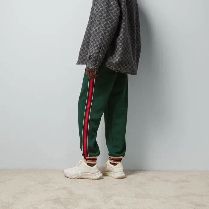 Gucci o1loc1c0326 663569 GG Jacquard Jersey Jogging Pants Size US 32 / EU 48 - 7 Thumbnail