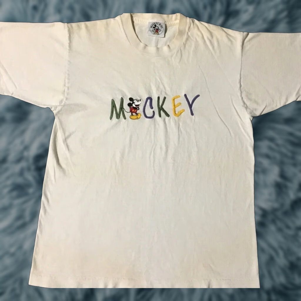 Disney VINTAGE Mickey Mouse Shirt USA Disney 90s Faded Grunge Cartoon TV Punk M White Mens M USA Disney Grunge 90s Mickey Mouse Cartoon Shirt Mens M White Size US M / EU 48-50 / 2 - 1 Thumbnail