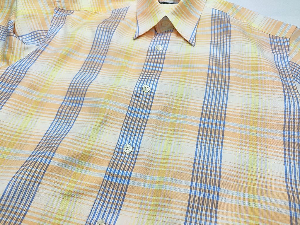 Salvatore Ferragamo original SALVATORE FERRAGAMO flannel short sleeve shirt Size US S / EU 44-46 / 1 - 8 Thumbnail