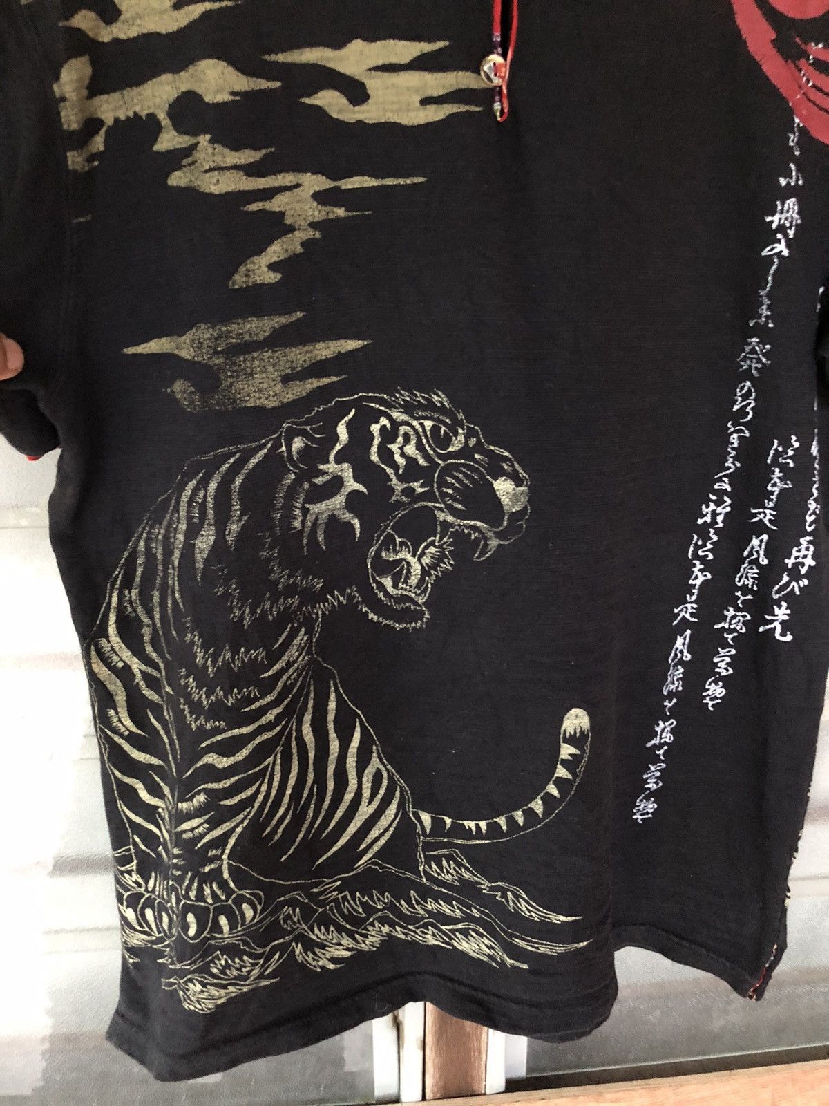 Bullet Noise Vintage Sukajan Tiger Collar Shirt Tee Size US M / EU 48-50 / 2 - 5 Thumbnail