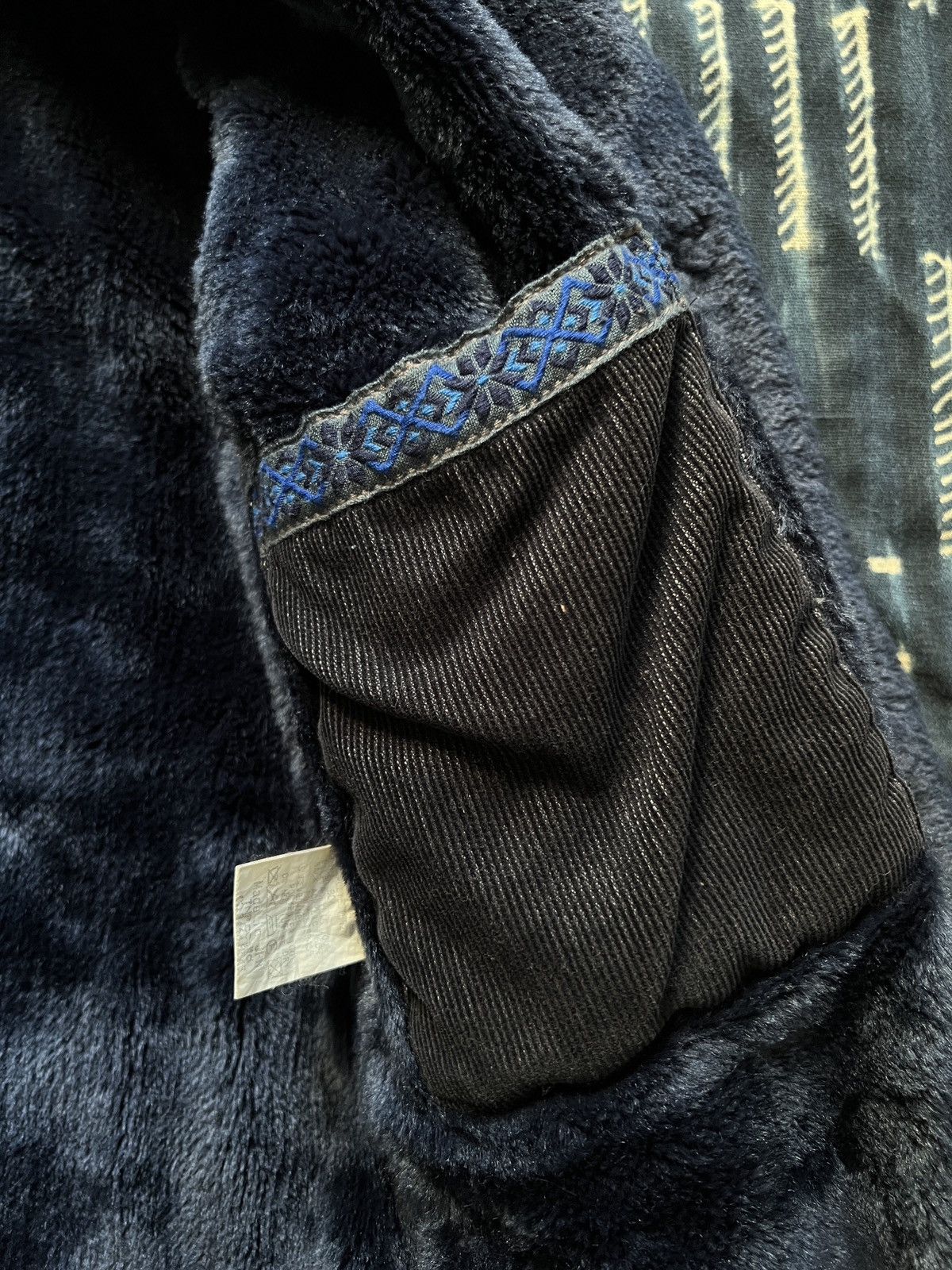 Nonnative × Undercover Nonnative Aizome Hand Dyed Corduroy Fur Coat Size US M / EU 48-50 / 2 - 14 Thumbnail
