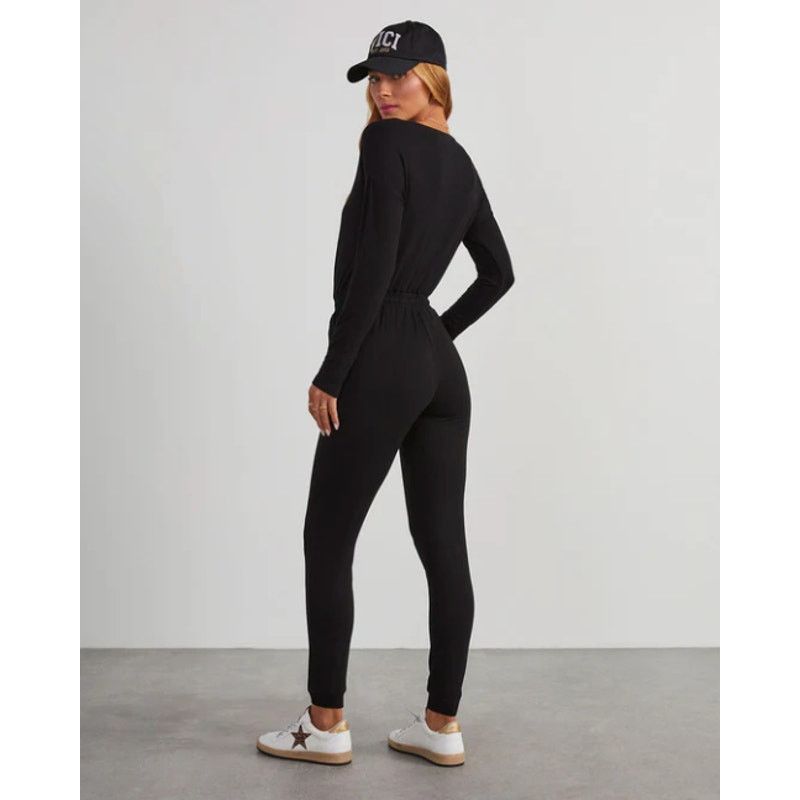 Other VICI Black Colette Deep-V Pocketed Drawstring Jumpsuit XS Size 26" / US 2 / IT 38 - 11 Thumbnail