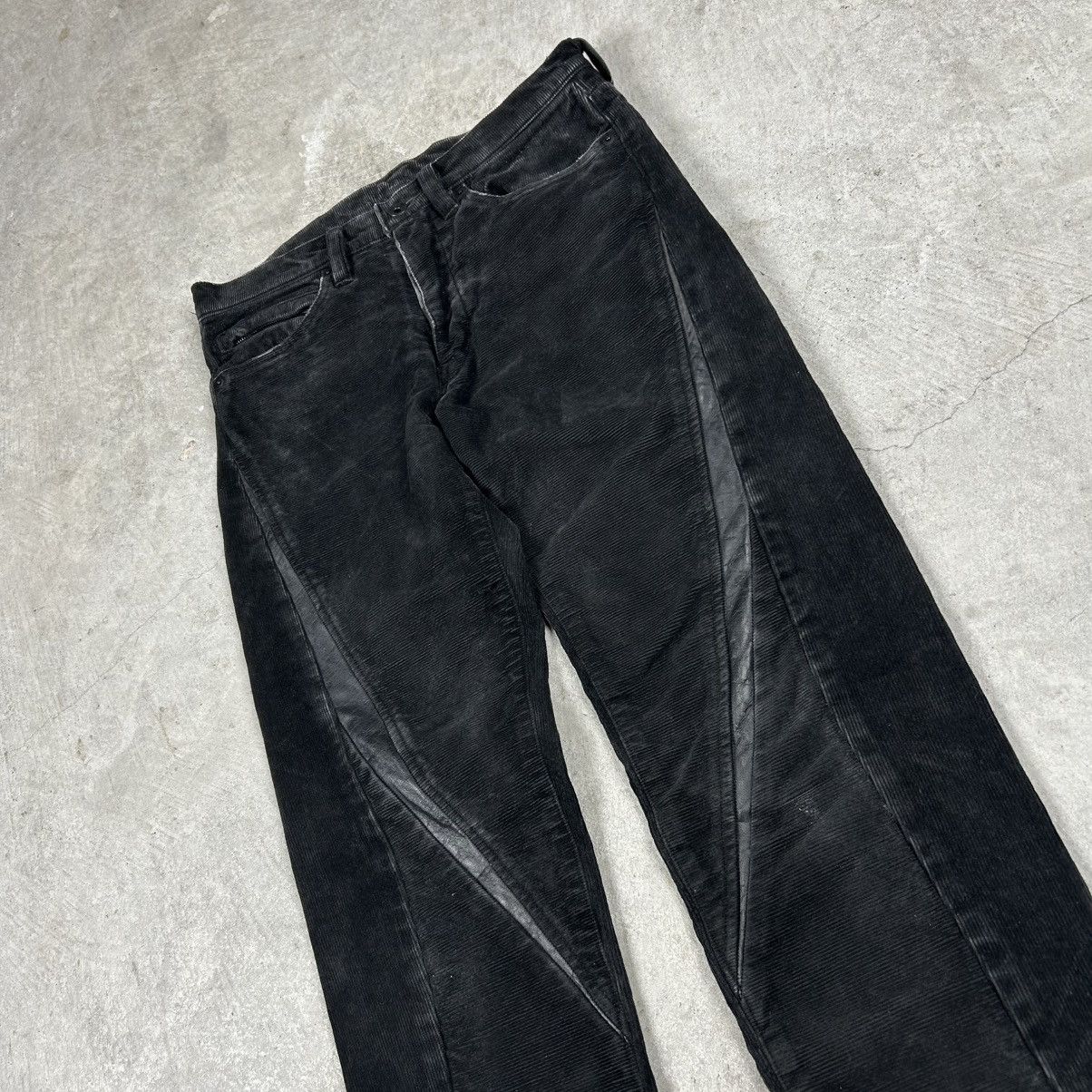 S/STERE S/STERE 2011AW Corduroy DeerSkin Panel Pants Size US 28 / EU 44 - 7 Thumbnail