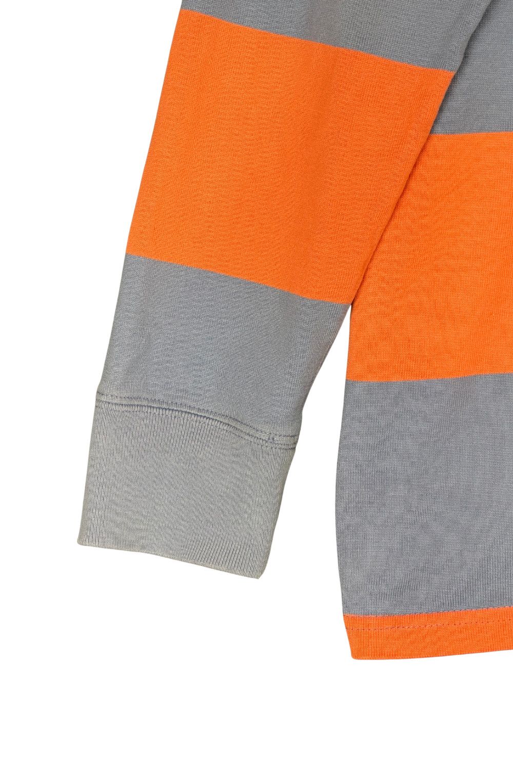 Polo Ralph Lauren Vintage Polo Ralph Lauren Rugby Shirt Grey Orange Stripe Y2K Size US XS / EU 42 / 0 - 12 Thumbnail