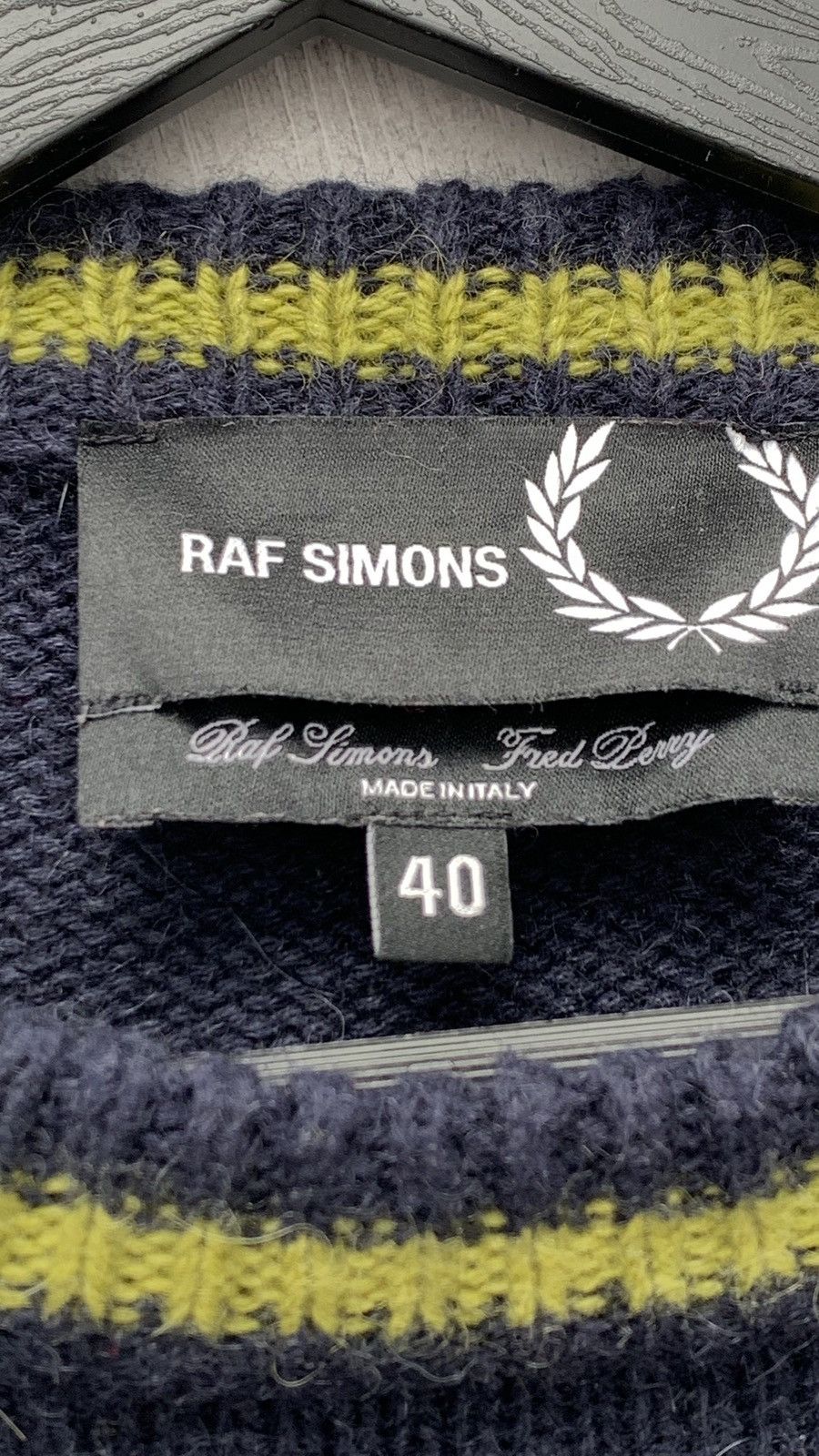 Fred Perry × Raf Simons × Raf by Raf Simons Fred Perry & Raf Simons Wool Alpaca Knitted Jumpers Sweater Size US M / EU 48-50 / 2 - 9 Thumbnail