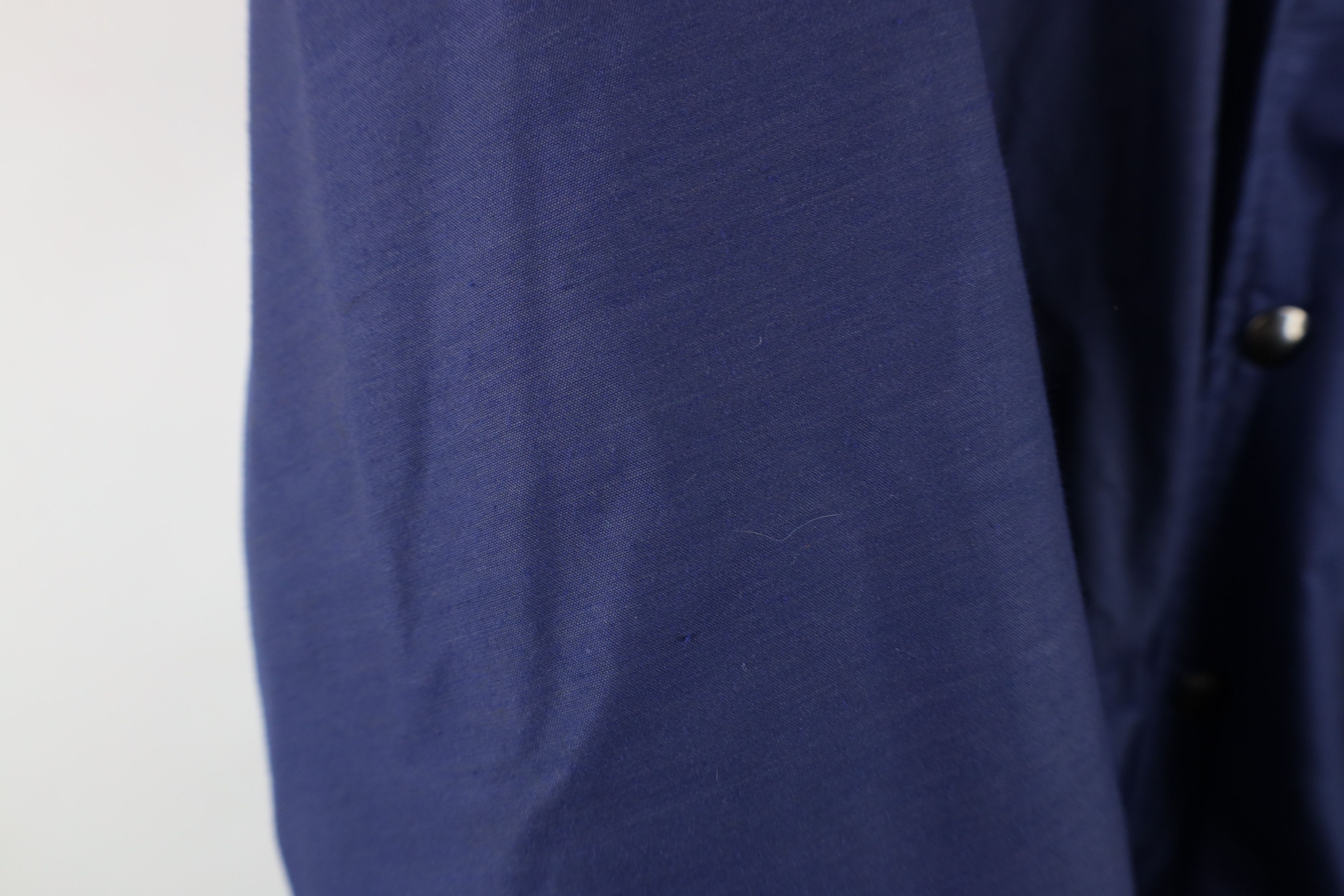Vintage Vintage 70s Streetwear Hood Hooded Bomber Jacket Blue USA Size US M / EU 48-50 / 2 - 6 Thumbnail
