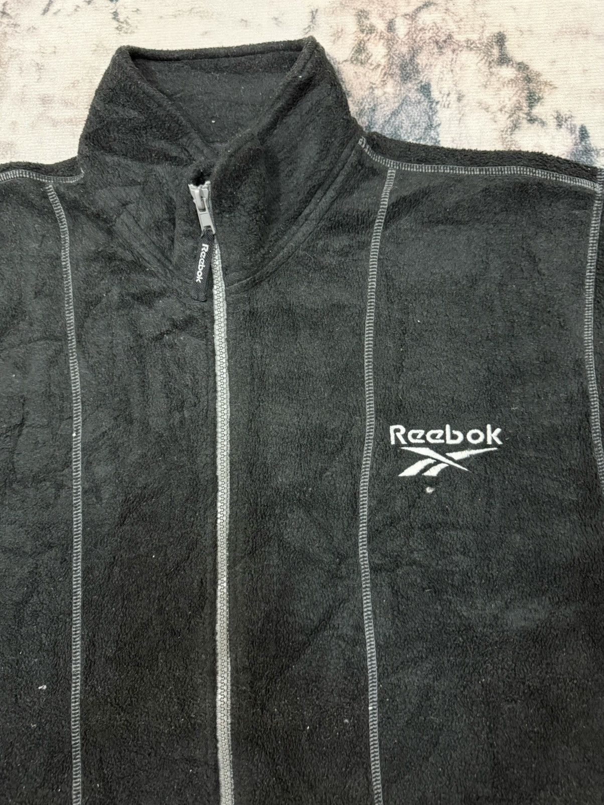 Reebok Reebok Backhit Embroidery Logo Zip Up Sweater Jacket Size US M / EU 48-50 / 2 - 8 Thumbnail