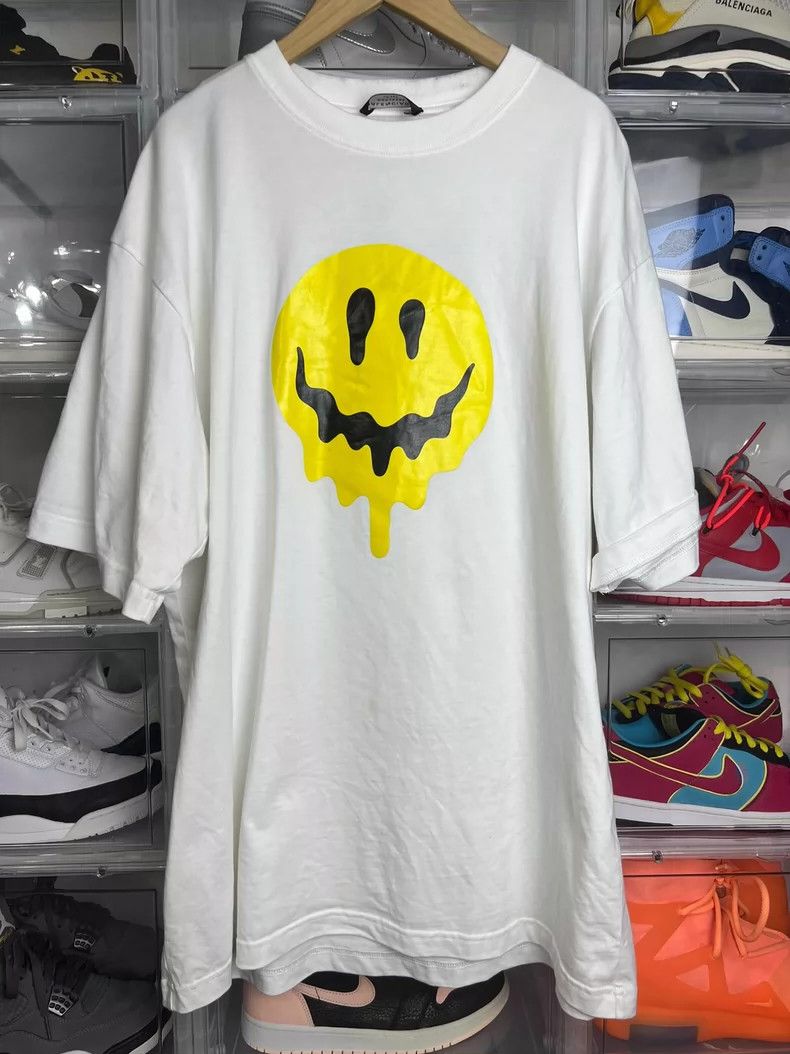 Balenciaga Balenciaga Dissolve smiling face short sleeve white Size US S / EU 44-46 / 1 - 1 Thumbnail