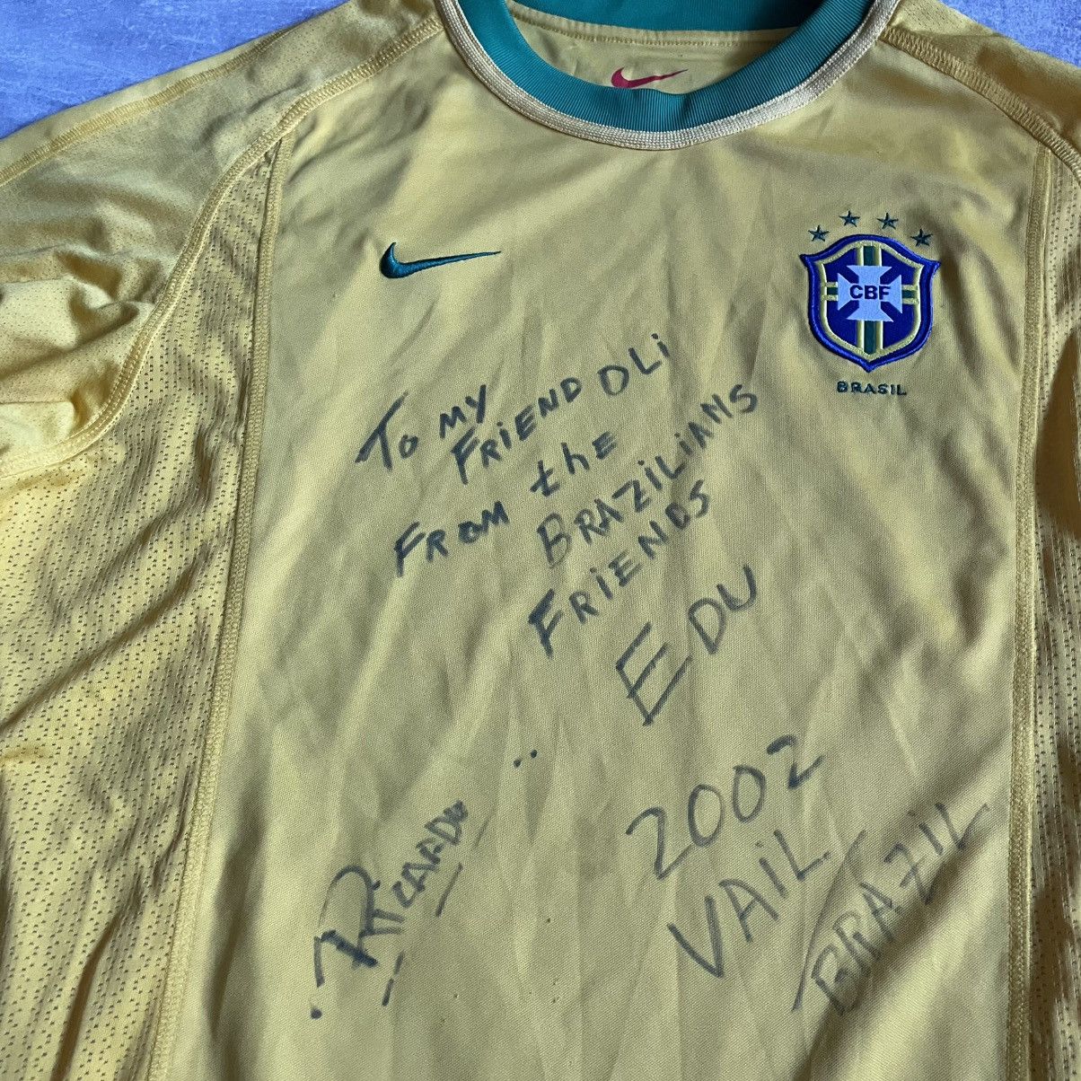Nike Vintage Nike Brazil Soccer Jersey Football Shirt tee RARE Size US M / EU 48-50 / 2 - 6 Thumbnail