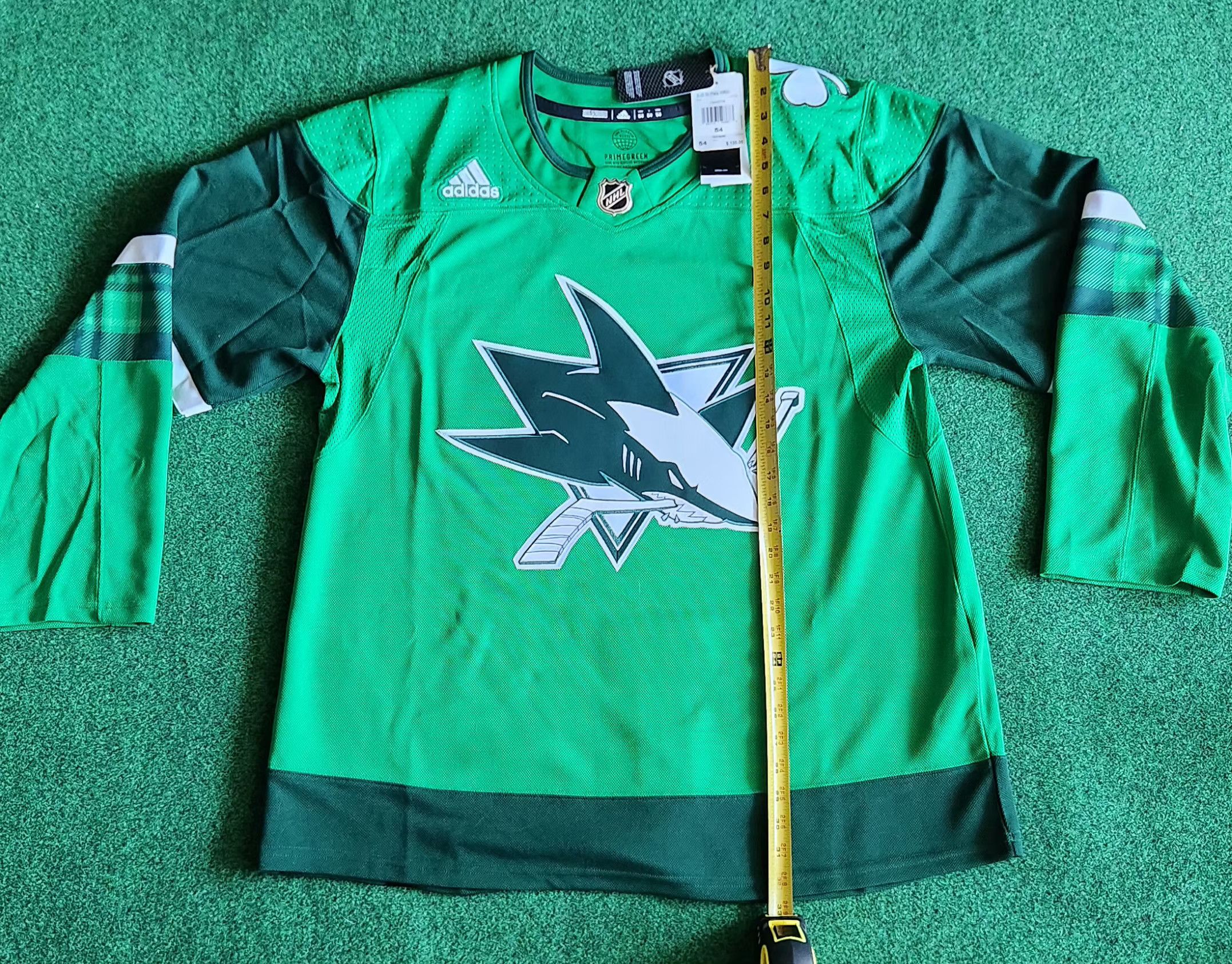 Adidas Adidas San Jose Sharks St. Patrick's Day Men Size 54 Size US XXL / EU 58 / 5 - 6 Thumbnail