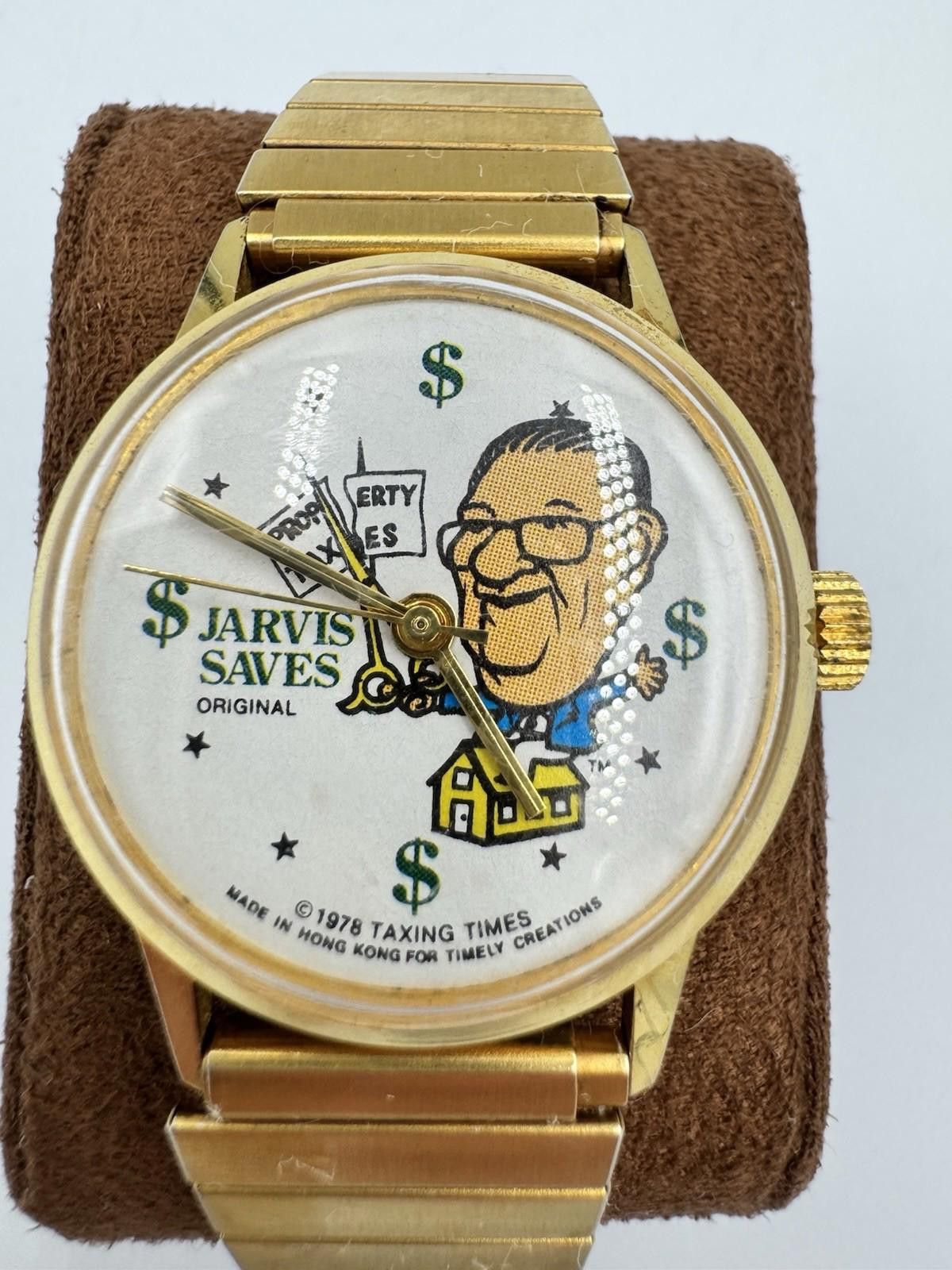 Designer Howard Jarvis Watch Saves Original Taxing Times HK 1978 Size ONE SIZE - 2 Thumbnail