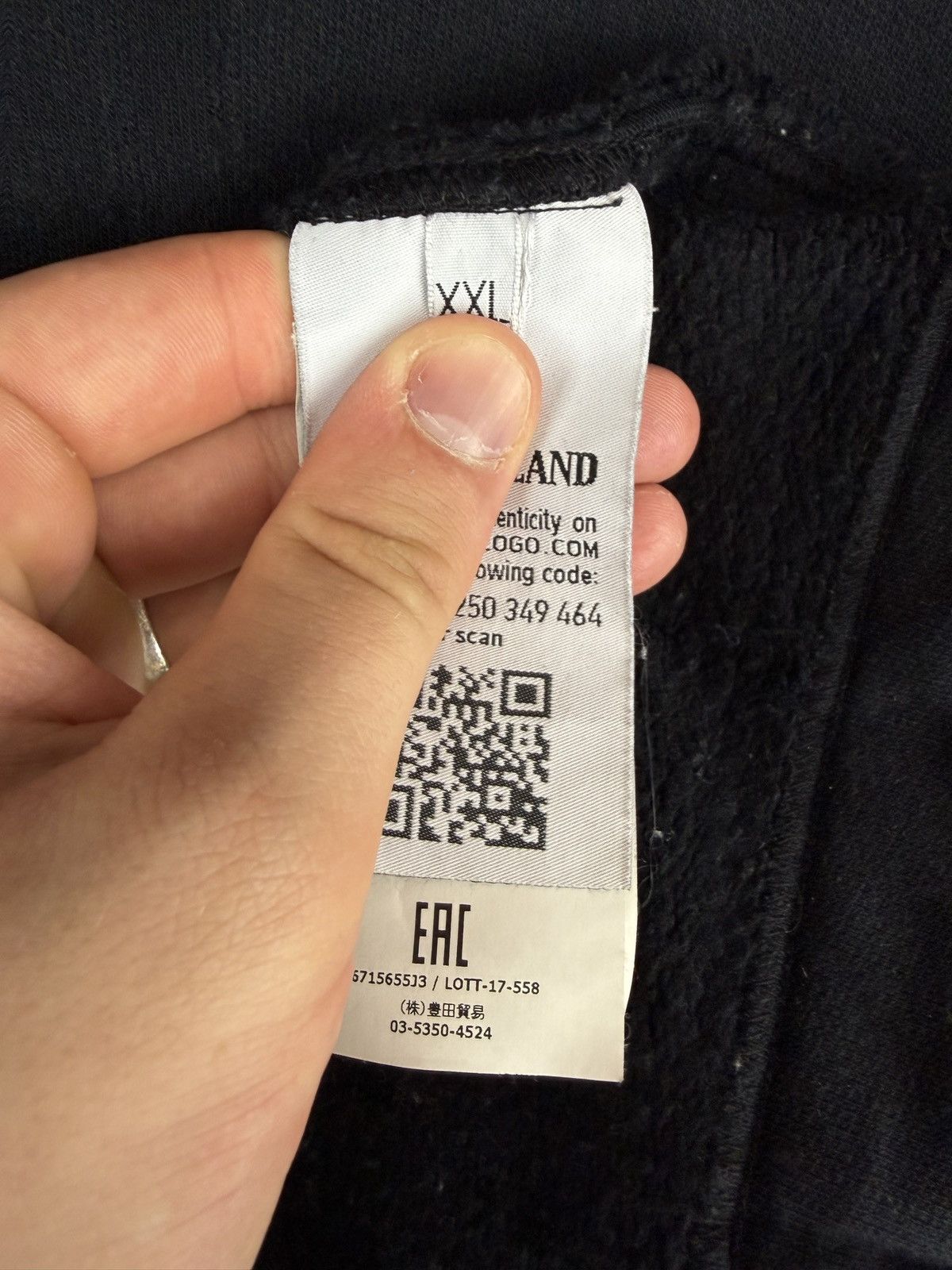 Stone Island Black Stone Island crewneck sweatshirt Size US XXL / EU 58 / 5 - 9 Thumbnail