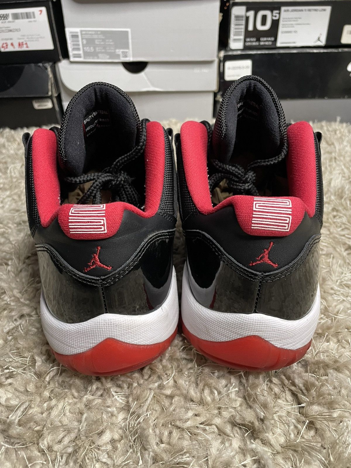 Jordan Brand Jordan 11 Low Bred 2015 Size US 10 / EU 43 - 7 Thumbnail