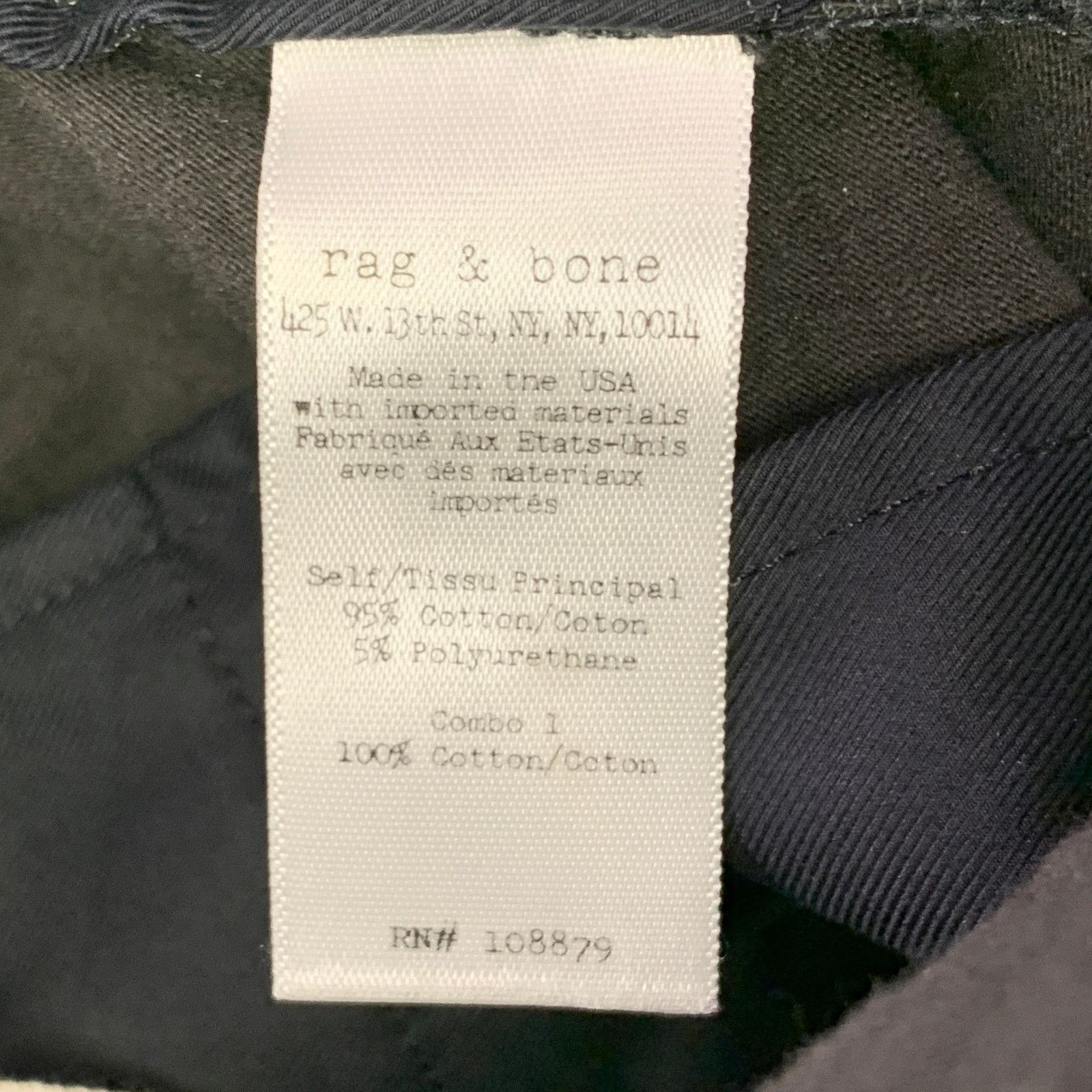 Rag & Bone RAG & BONE 31 Grey Cotton Blend Drop Crotch Casual Pants Size US 31 - 6 Thumbnail