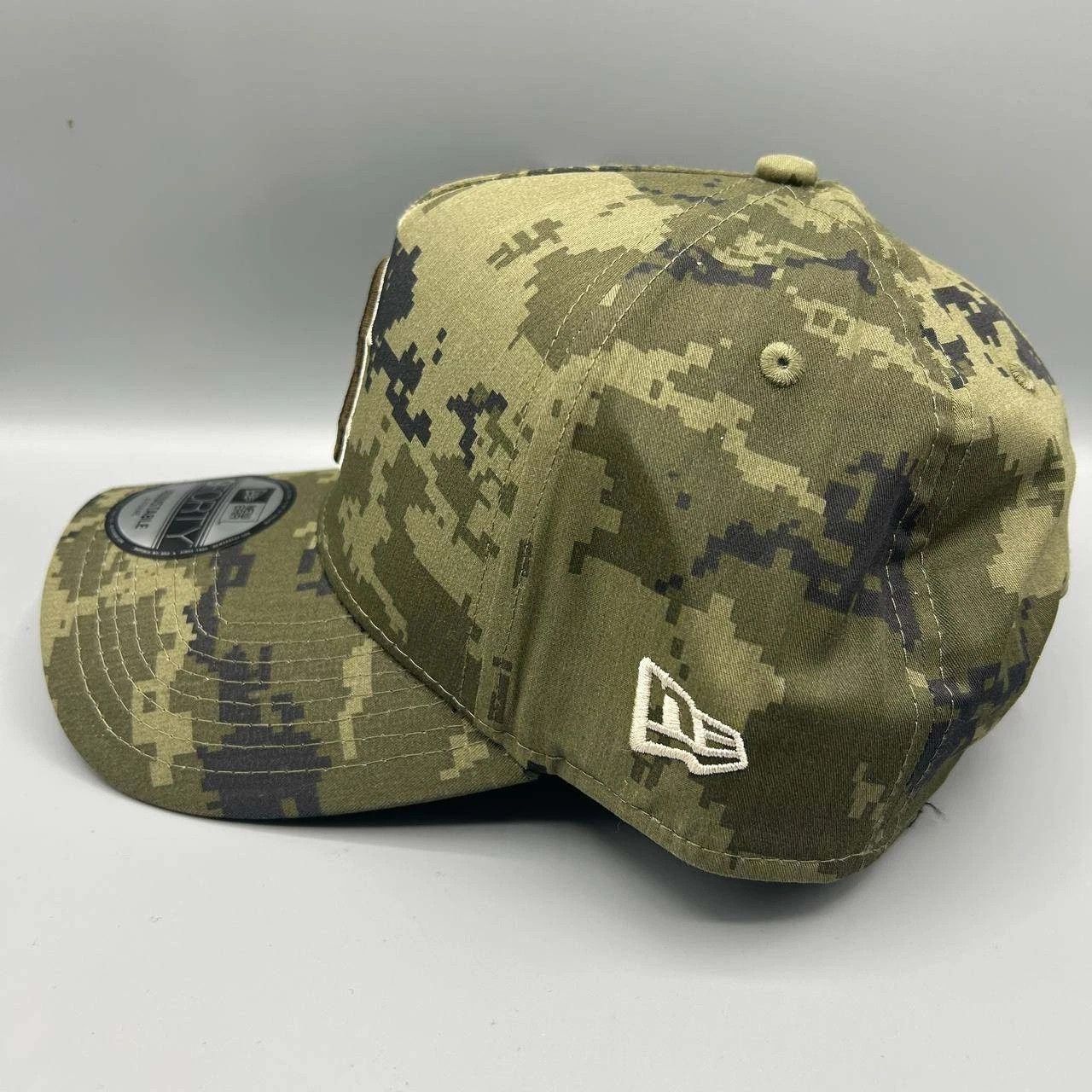 New Era Boston Red Sox Hat Men Camo Snap Back Cap Cotton A-Frame New Size ONE SIZE - 3 Thumbnail