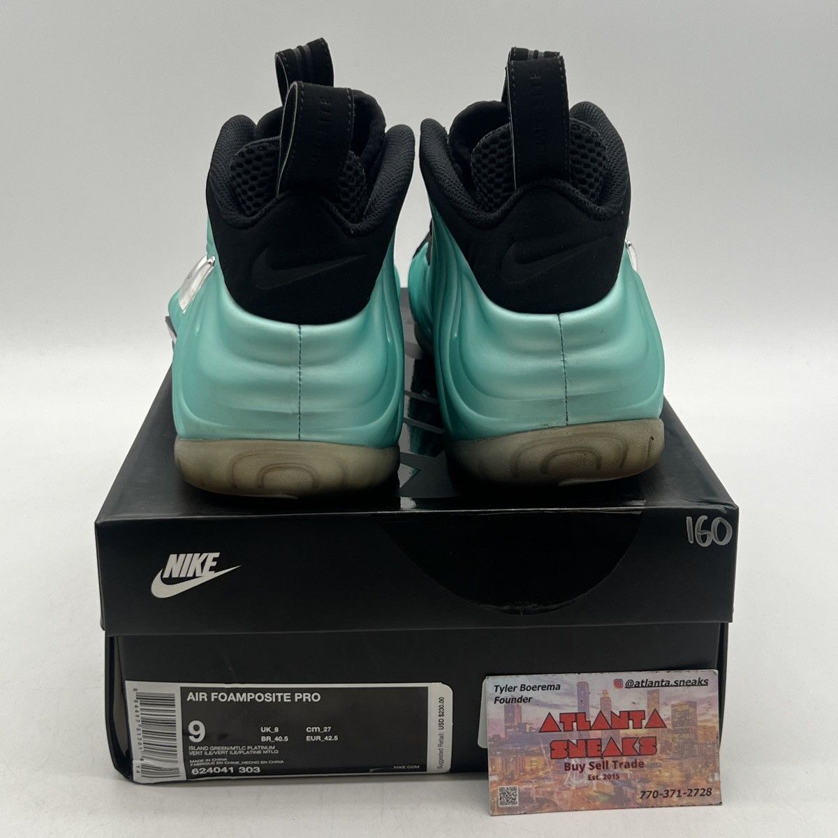 Nike Air Foamposite pro island green Size US 9 / EU 42 - 3 Thumbnail