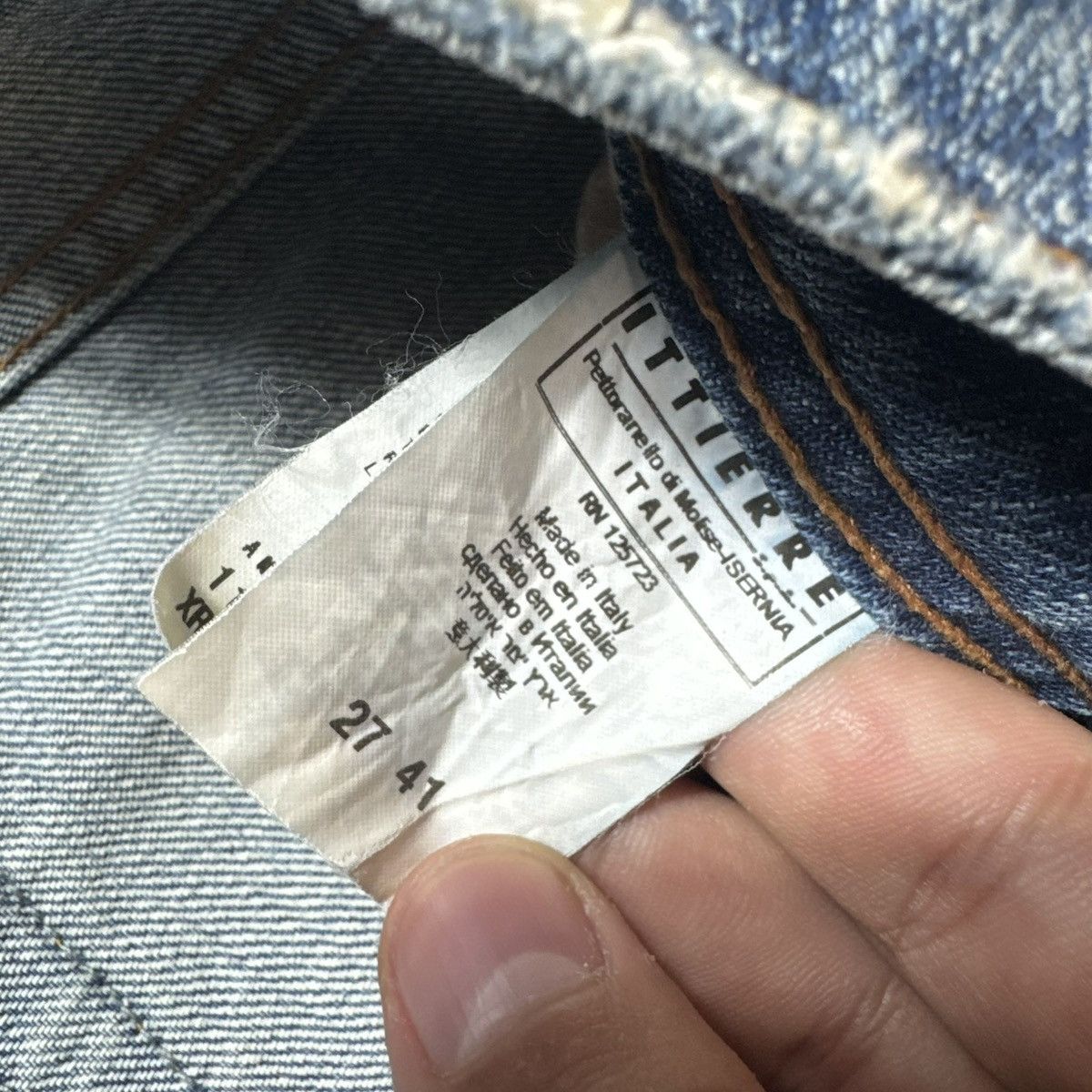John Galliano drip john galliano distressed women jeans destroy avantgarde Size 27" / US 4 / IT 40 - 8 Thumbnail