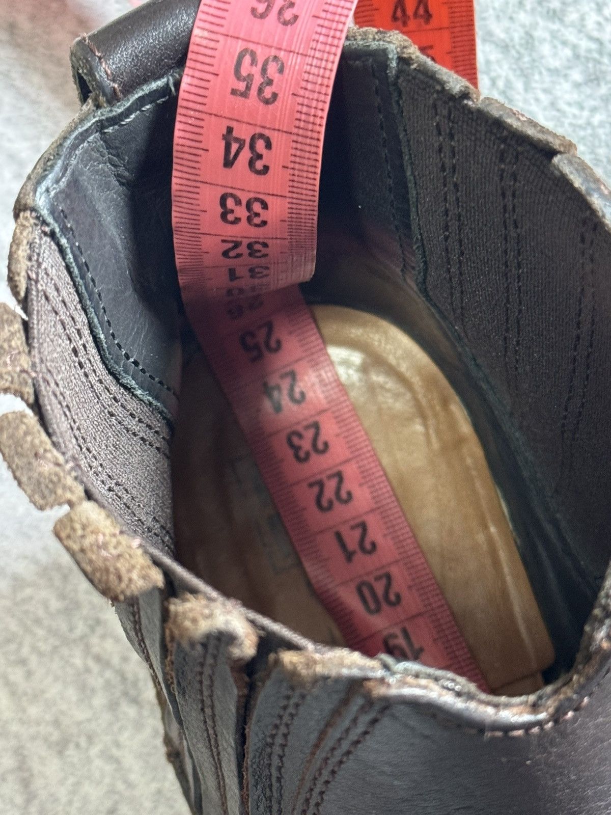 Designer × MoMA MOMA 37size leather brown shoes boots ankle cowboy biker Size US 7 / IT 37 - 23 Thumbnail