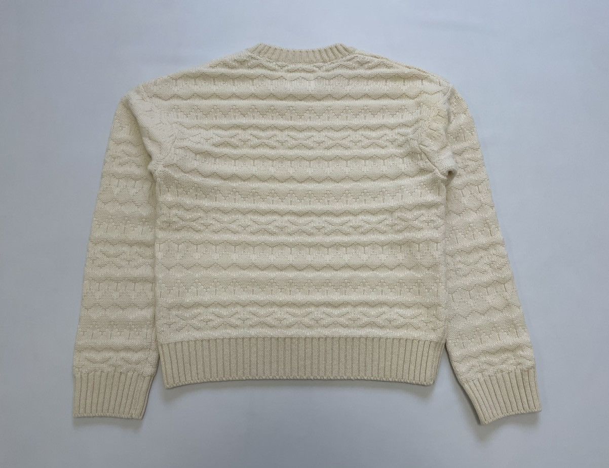 Takahiromiyashita The Soloist. Patterned Cream Wool Sweater Size US M / EU 48-50 / 2 - 11 Thumbnail