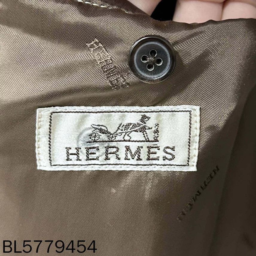 Hermes HERMES Burgundy Leather Jacket 52 99 New Size US L / EU 52-54 / 3 - 6 Thumbnail