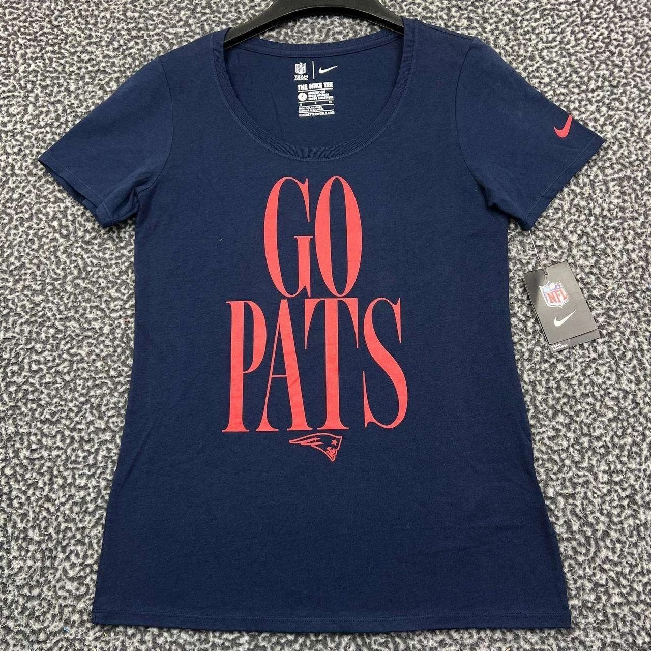 Nike Nike Shirt Women New England Patriots NFL Cotton New S Size S / US 4 / IT 40 - 1 Thumbnail